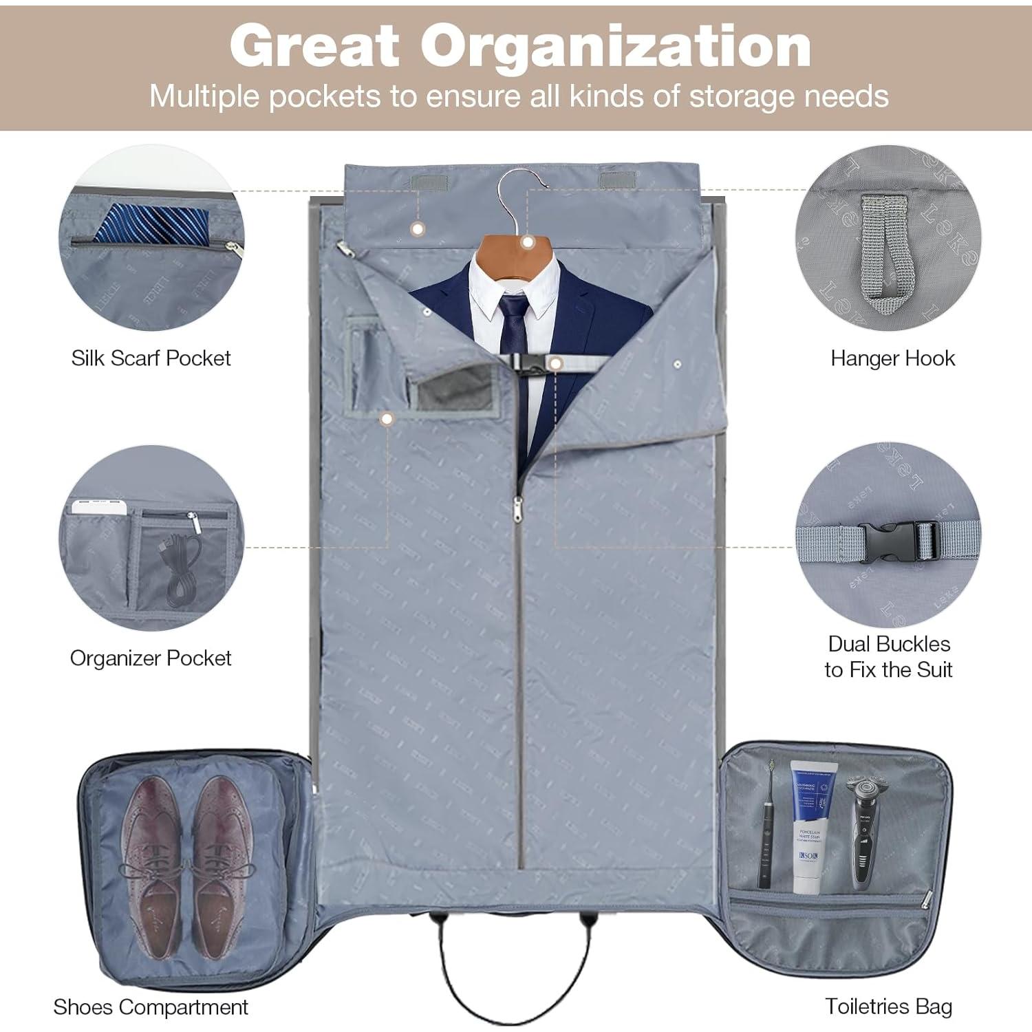 Bolsa de Ropa con Ruedas BP-684014 Verde Militar Mediana