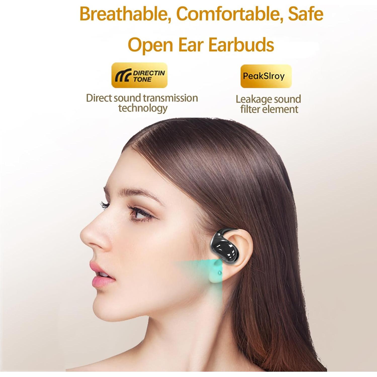 Auriculares Inalámbricos NVAHVA Y33 Bluetooth 5.4, 80H Reproducción