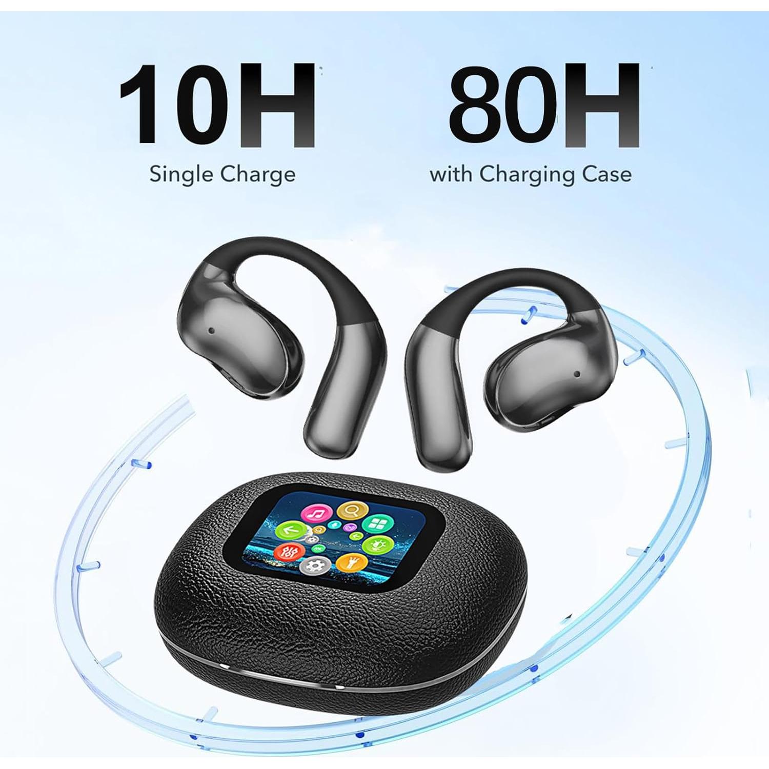 Auriculares Inalámbricos NVAHVA Y33 Bluetooth 5.4, 80H Reproducción