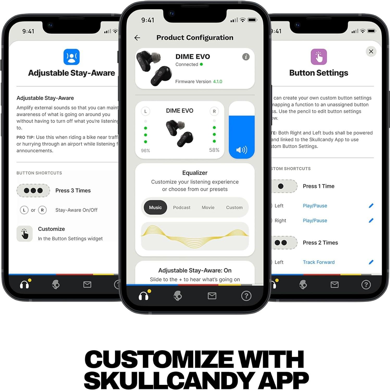 Auriculares Inalámbricos Skullcandy Dime Evo Bluetooth 36h