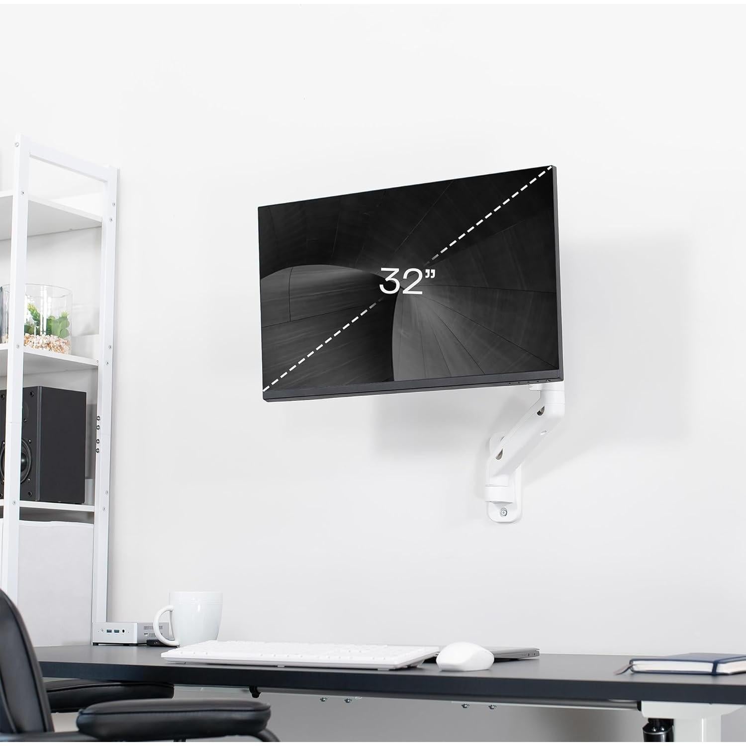 Soporte de Pared para Monitor VIVO MOUNT-V001GW 32" Blanco