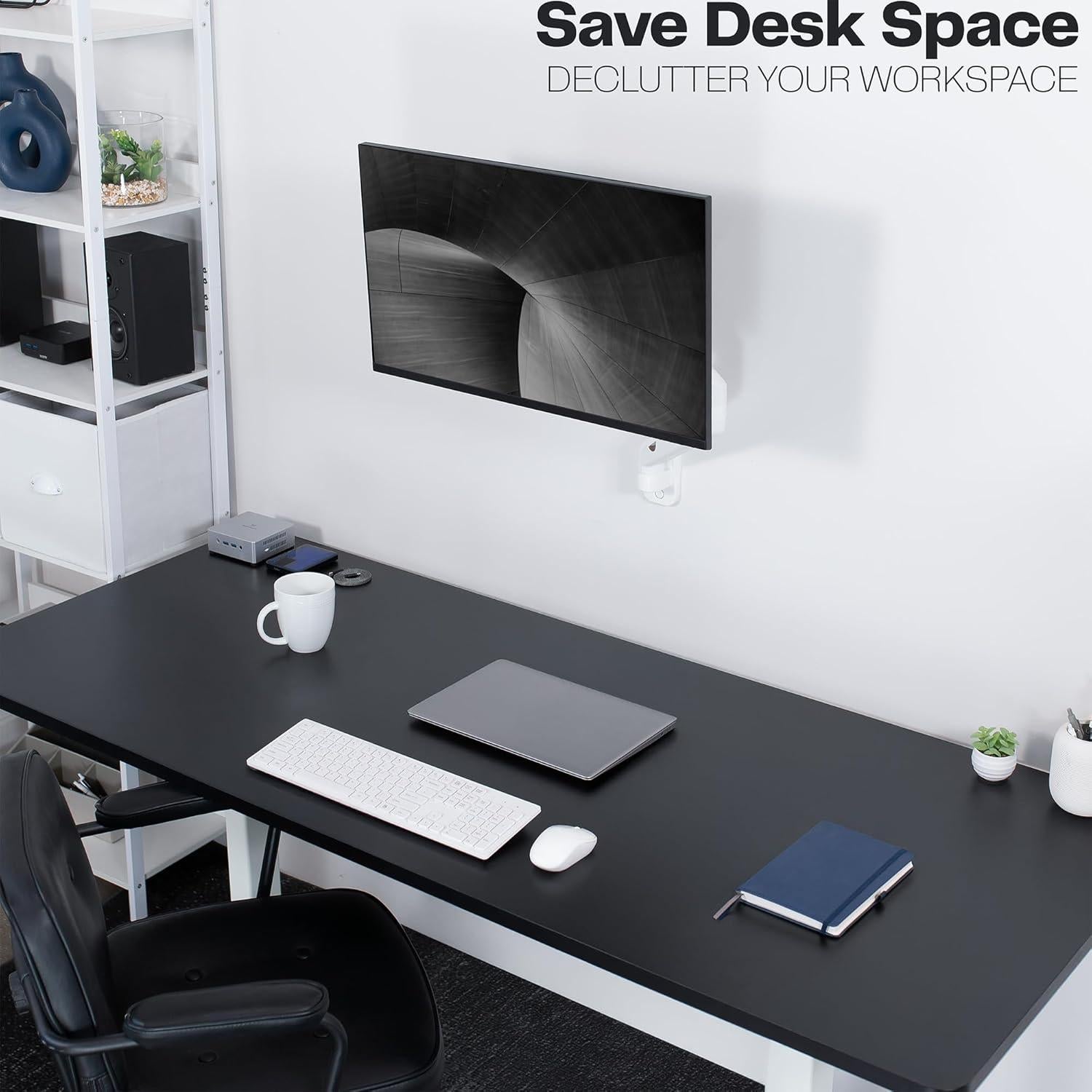 Soporte de Pared para Monitor VIVO MOUNT-V001GW 32" Blanco