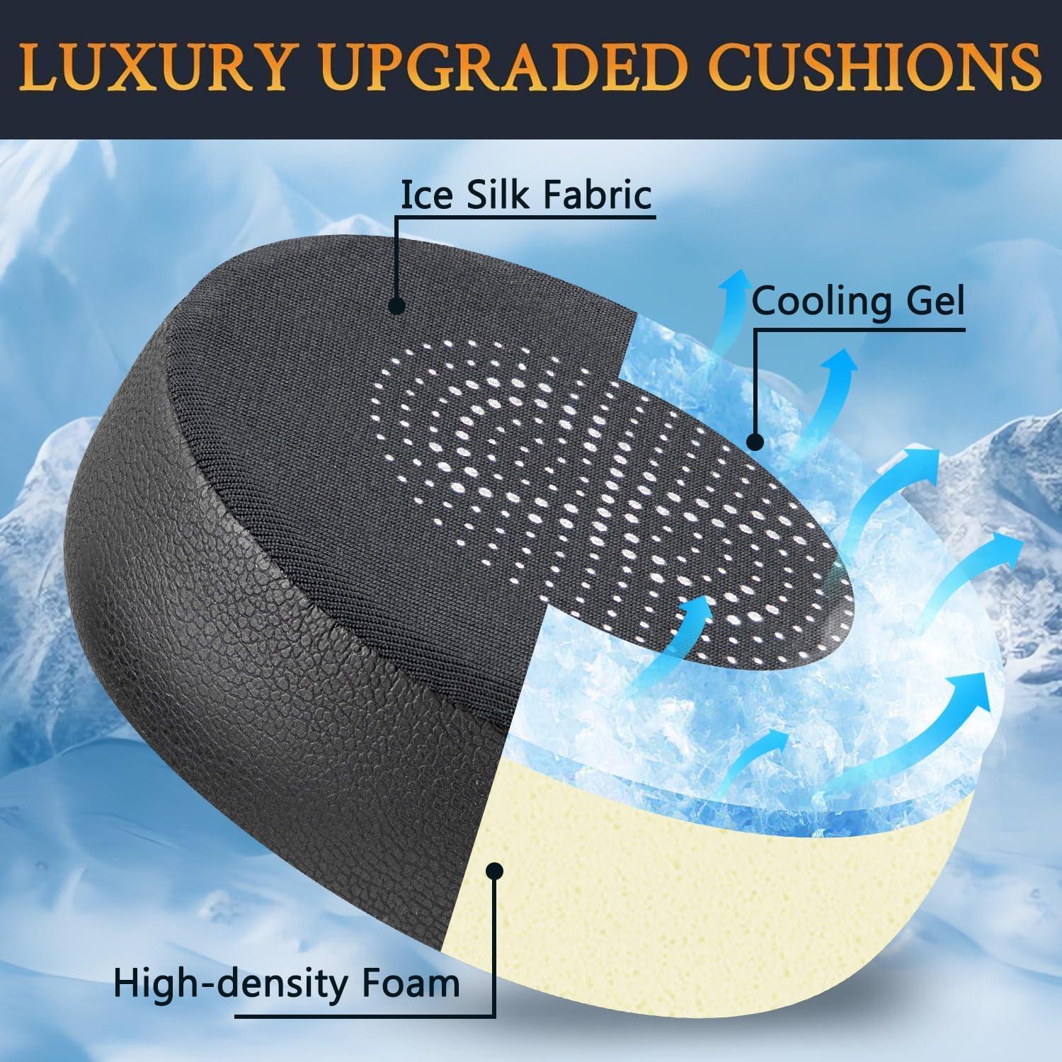 Almohadillas de Gel Refrigerante SOULWIT para Auriculares Jabra Evolve 75