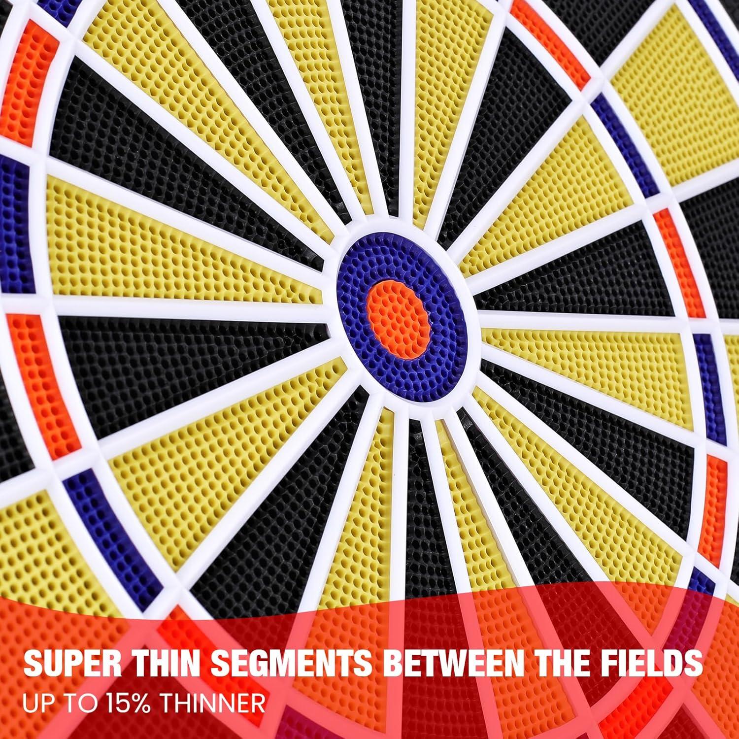 Diana Electrónica Profesional Win.Max WMG42450, 34 Juegos, 350 Modos, 12 Dardos