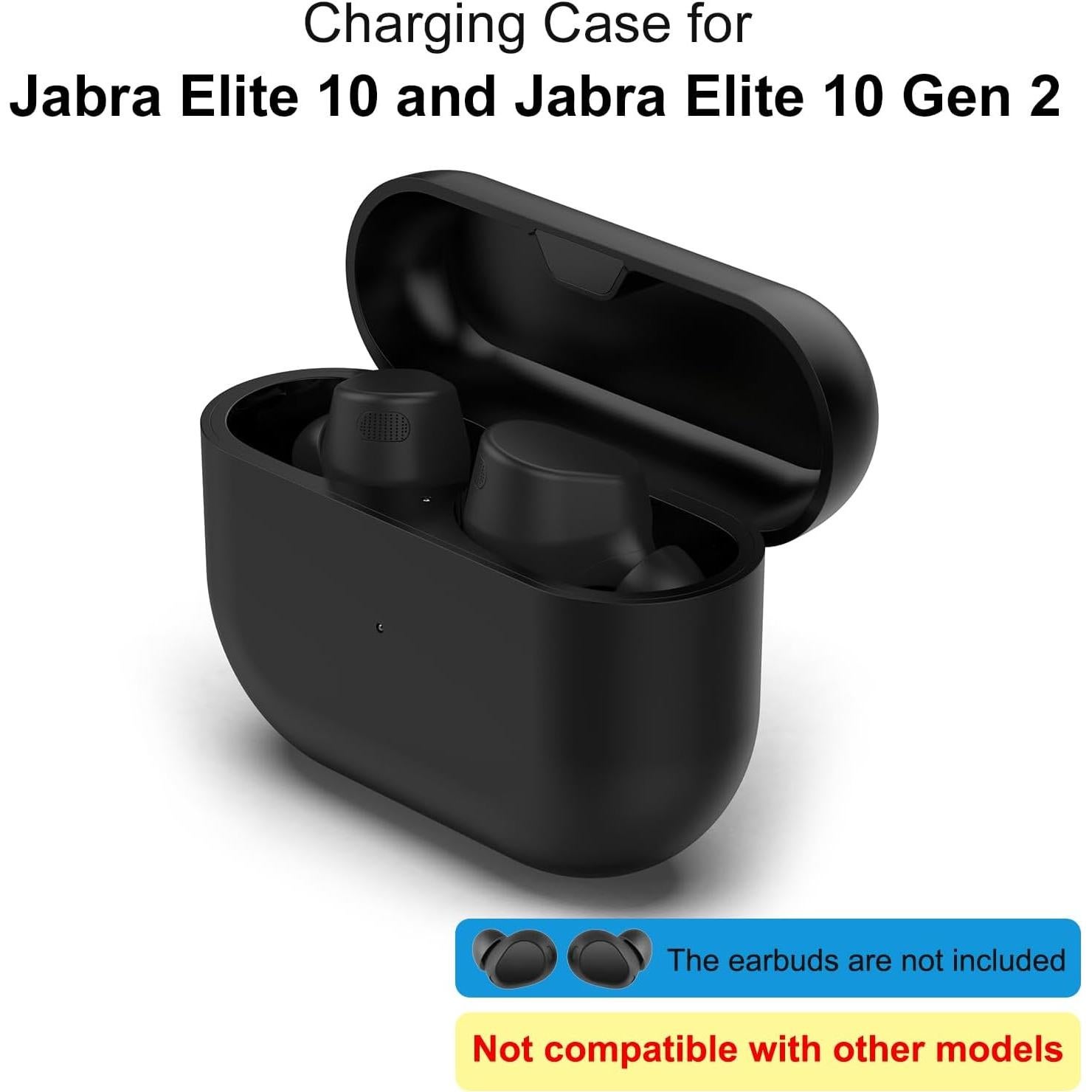 Funda de Carga Jabra Elite 10 Gen 2 - Reemplazo USB-C Negro