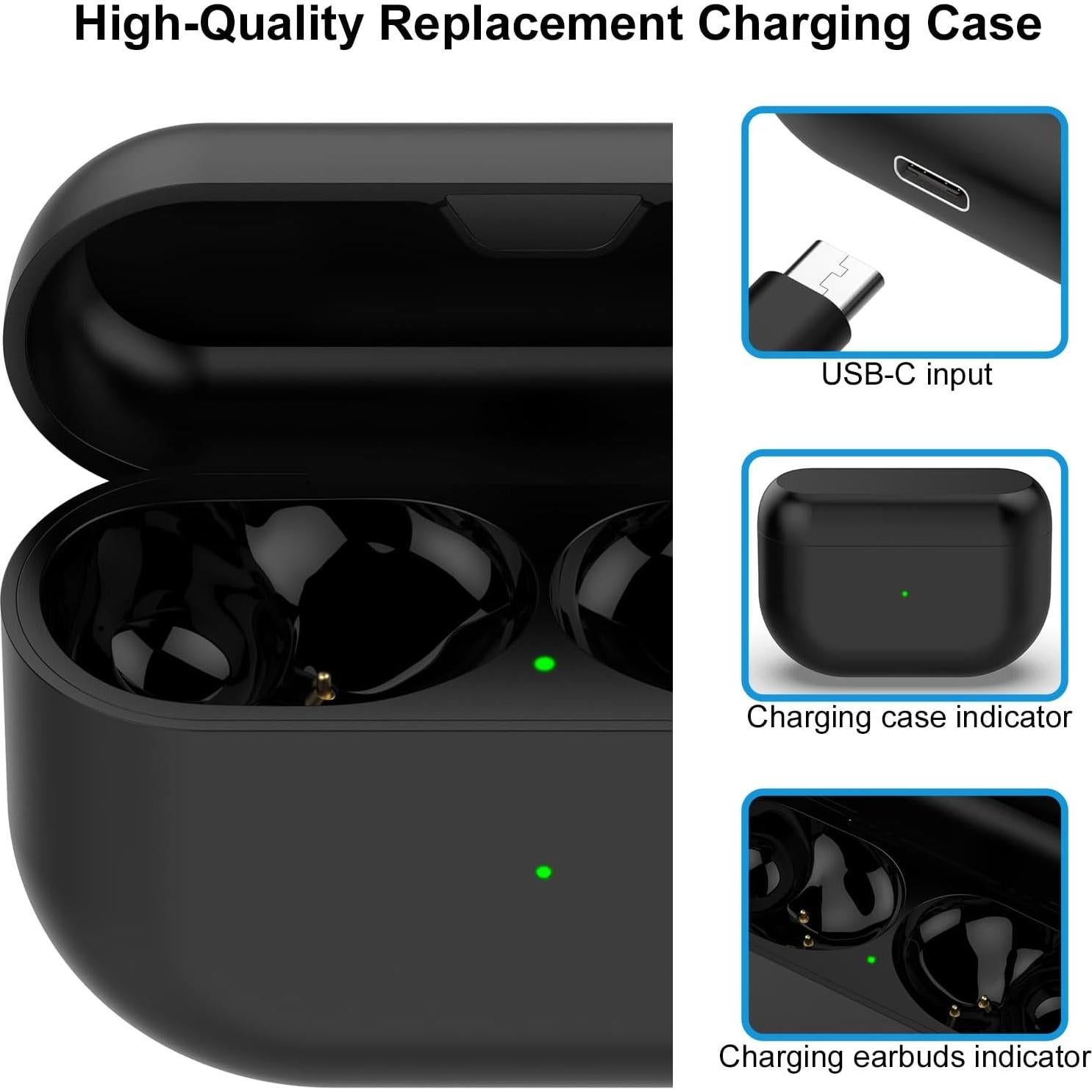 Funda de Carga Jabra Elite 10 Gen 2 - Reemplazo USB-C Negro