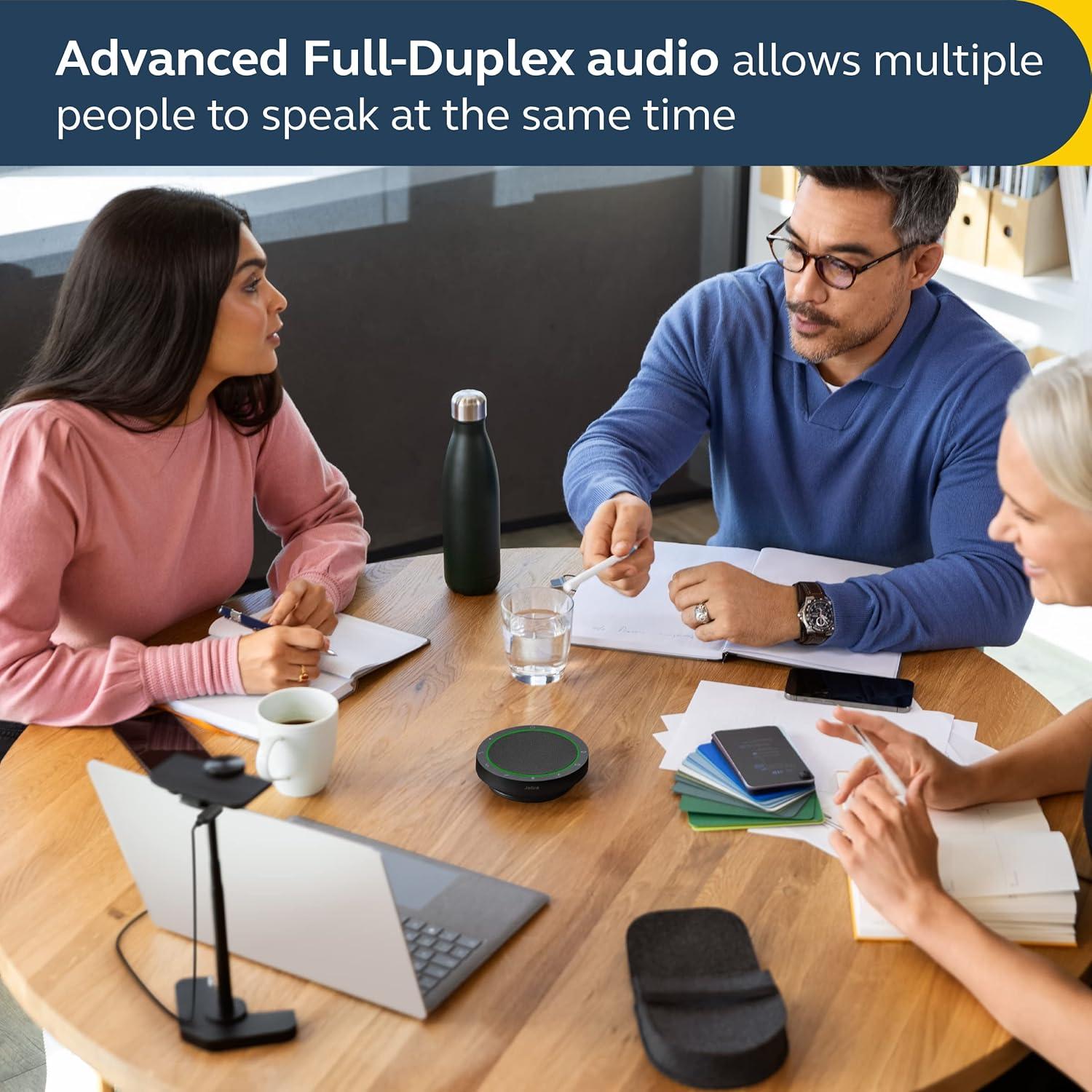 Altavoz Bluetooth Jabra Speak2 55 - Compacto, 4 Micrófonos, Cancelación de Ruido