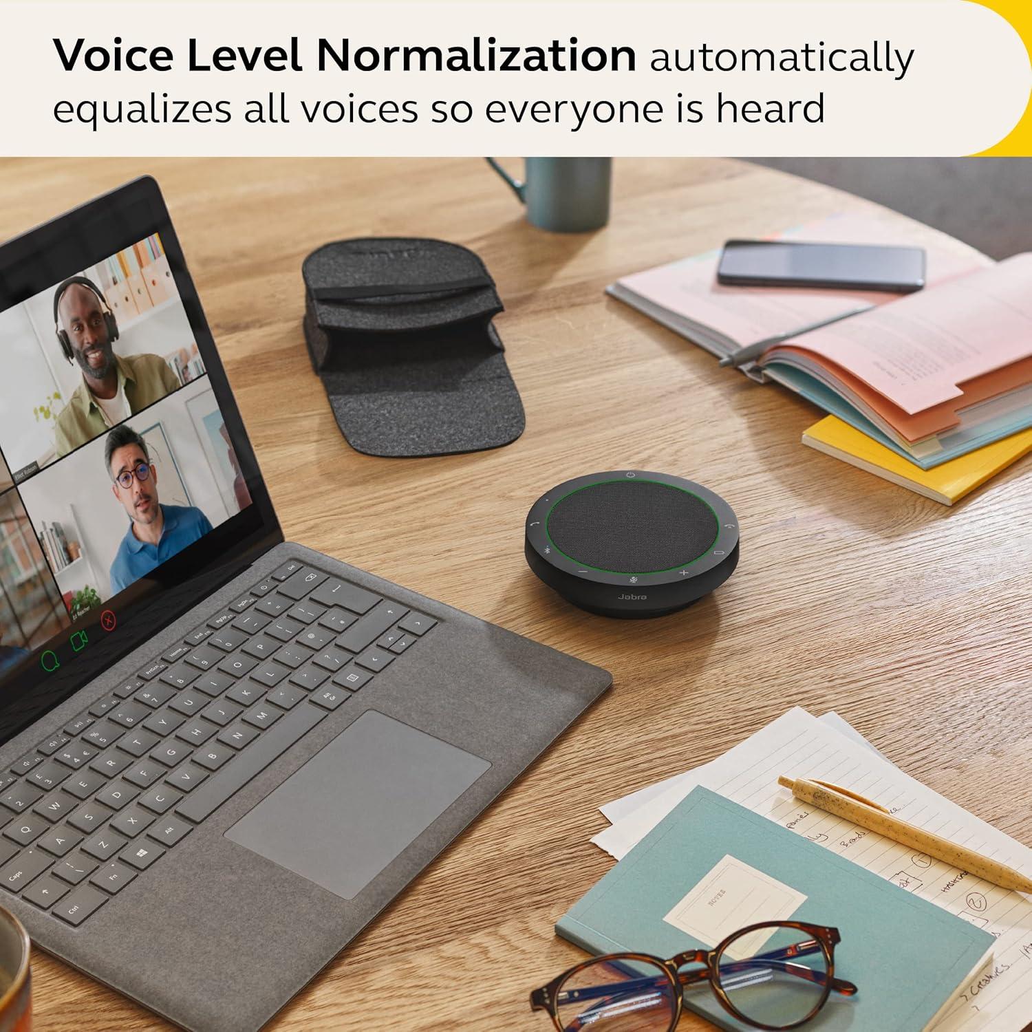 Altavoz Bluetooth Jabra Speak2 55 - Compacto, 4 Micrófonos, Cancelación de Ruido