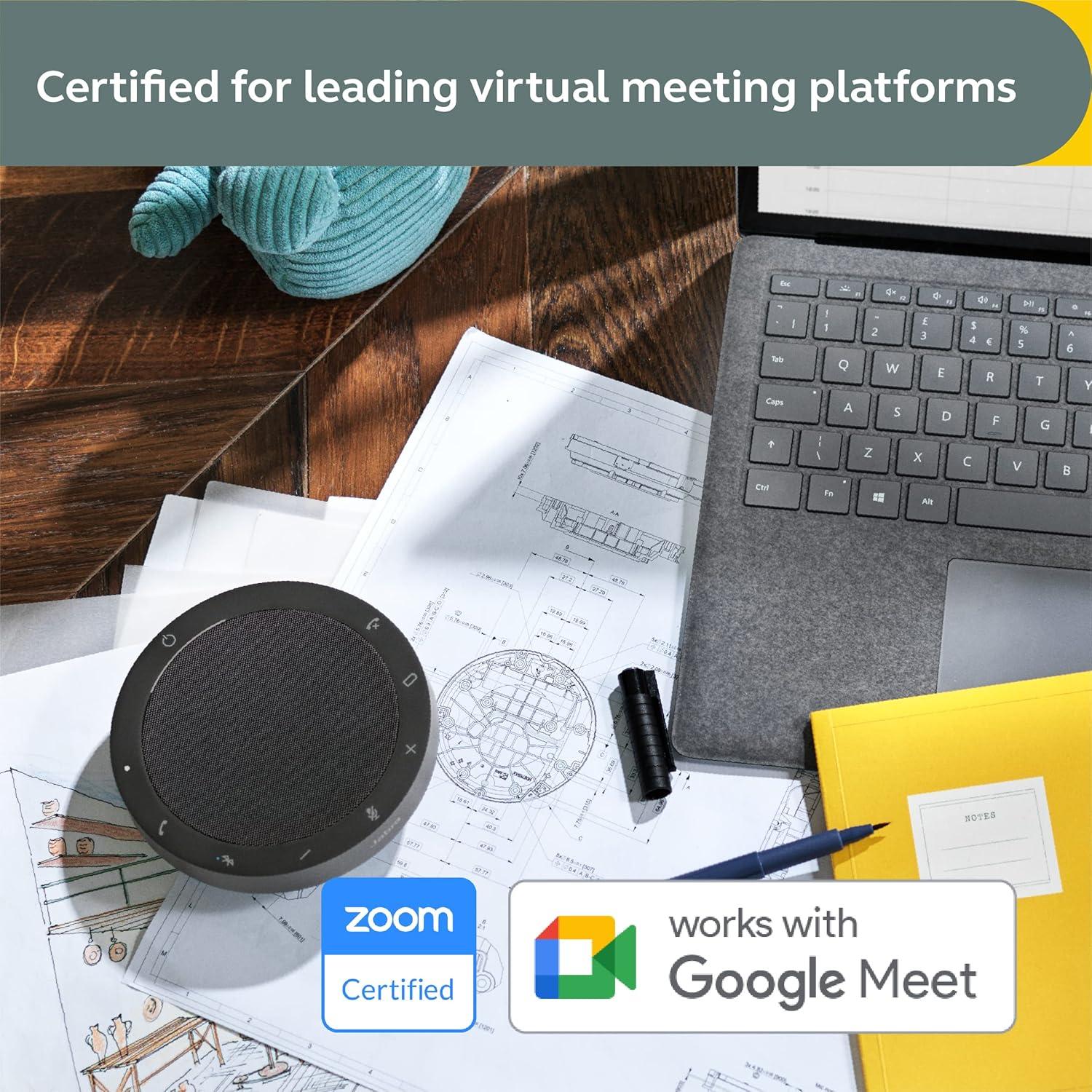 Altavoz Bluetooth Jabra Speak2 55 - Compacto, 4 Micrófonos, Cancelación de Ruido