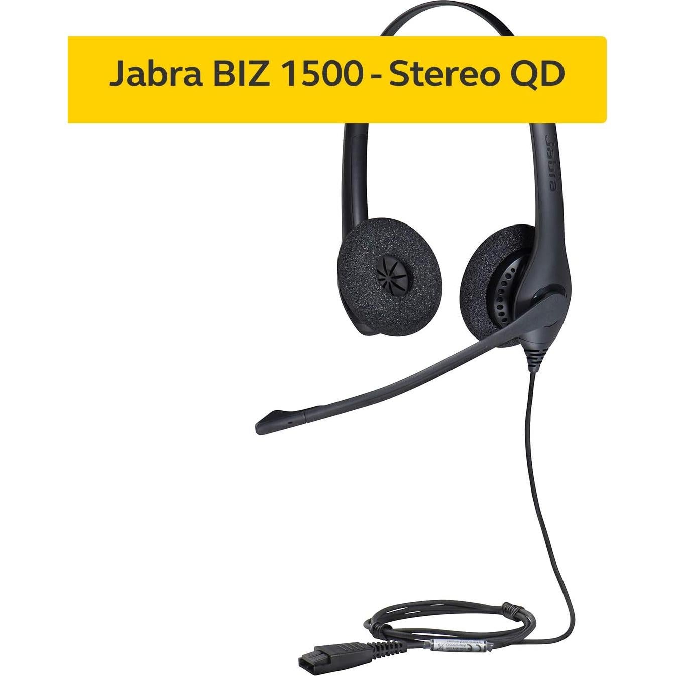 Auricular Jabra BIZ 1500 Duo con cancelación de ruido