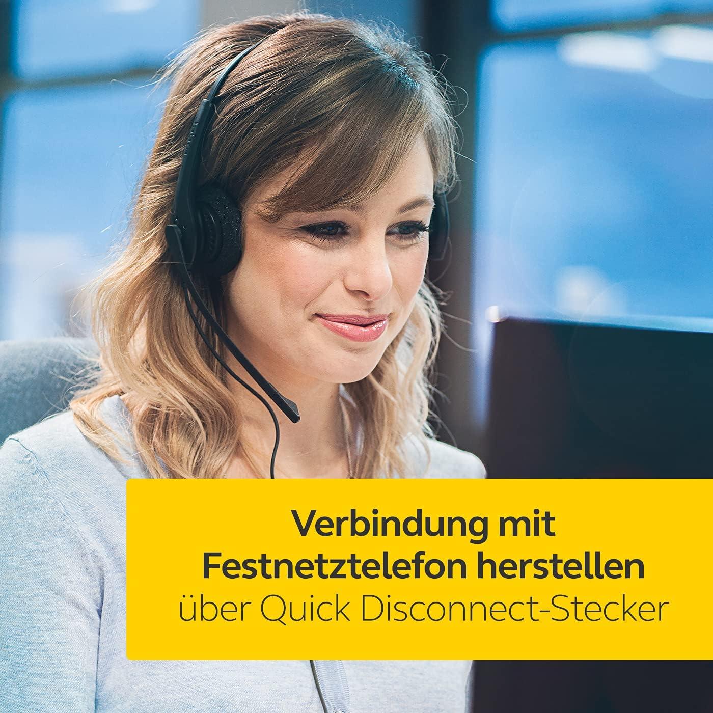 Auricular Jabra BIZ 1500 Duo con cancelación de ruido