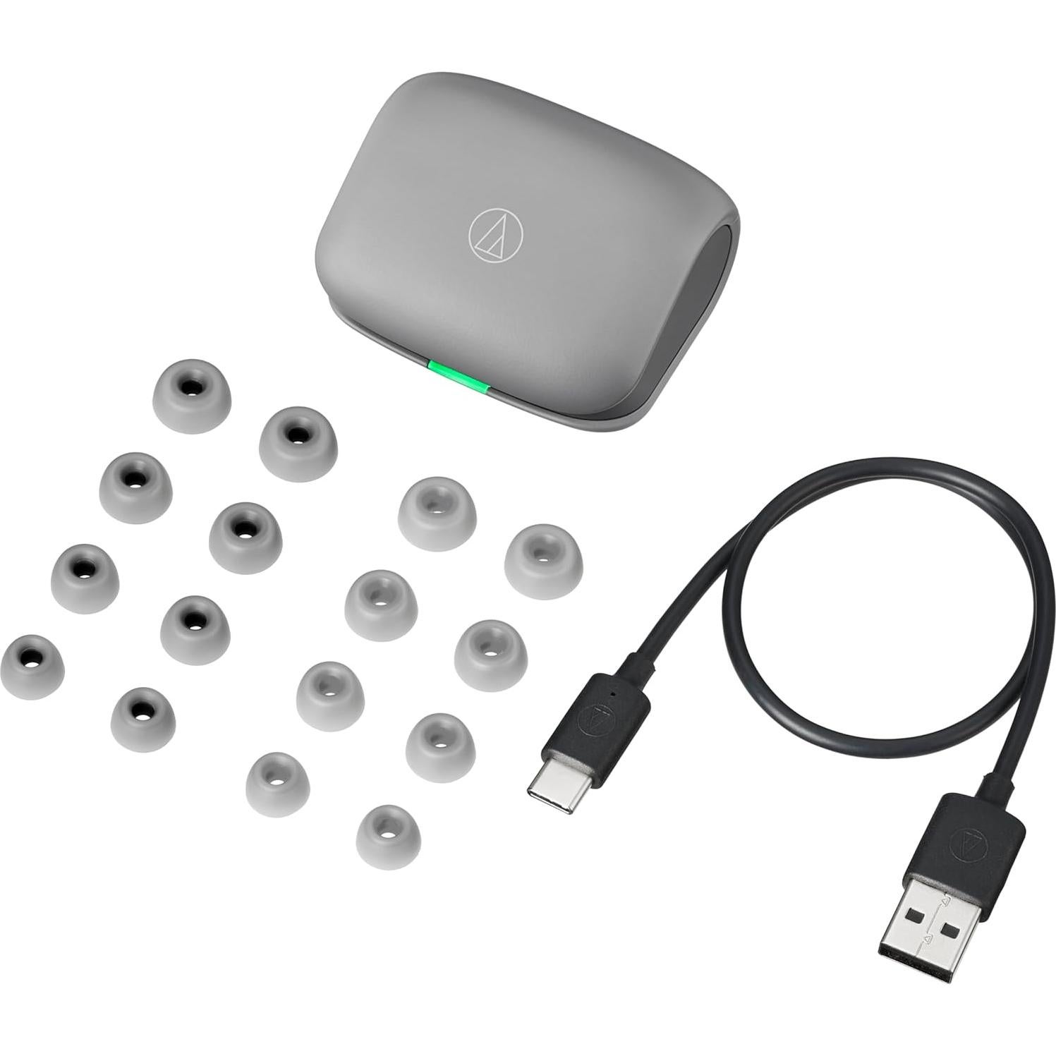 Auriculares Inalámbricos Audio-Technica ATH-TWX7 Gris