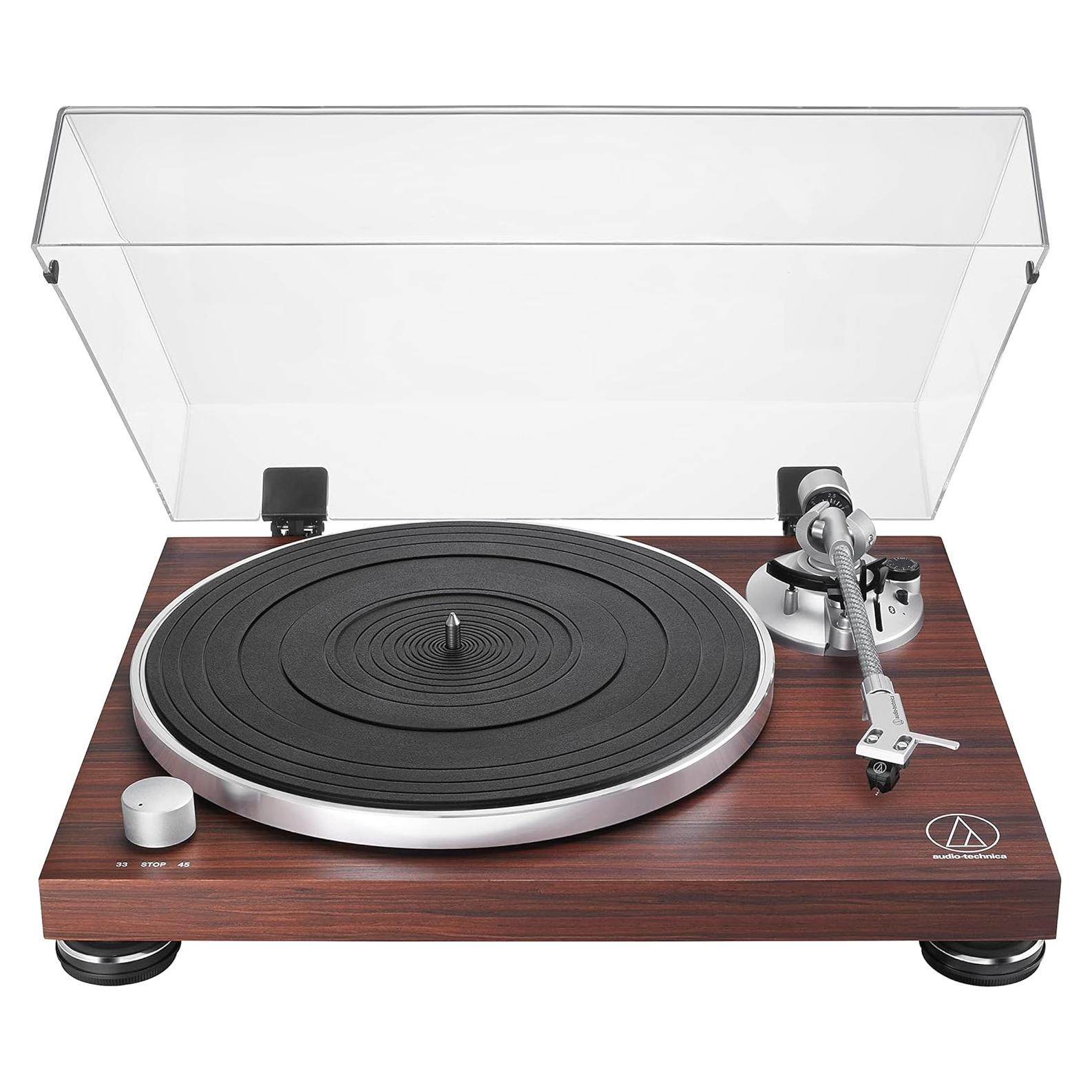 Giradiscos Manual de Correa Audio-Technica AT-LPW50BT-RW Bluetooth