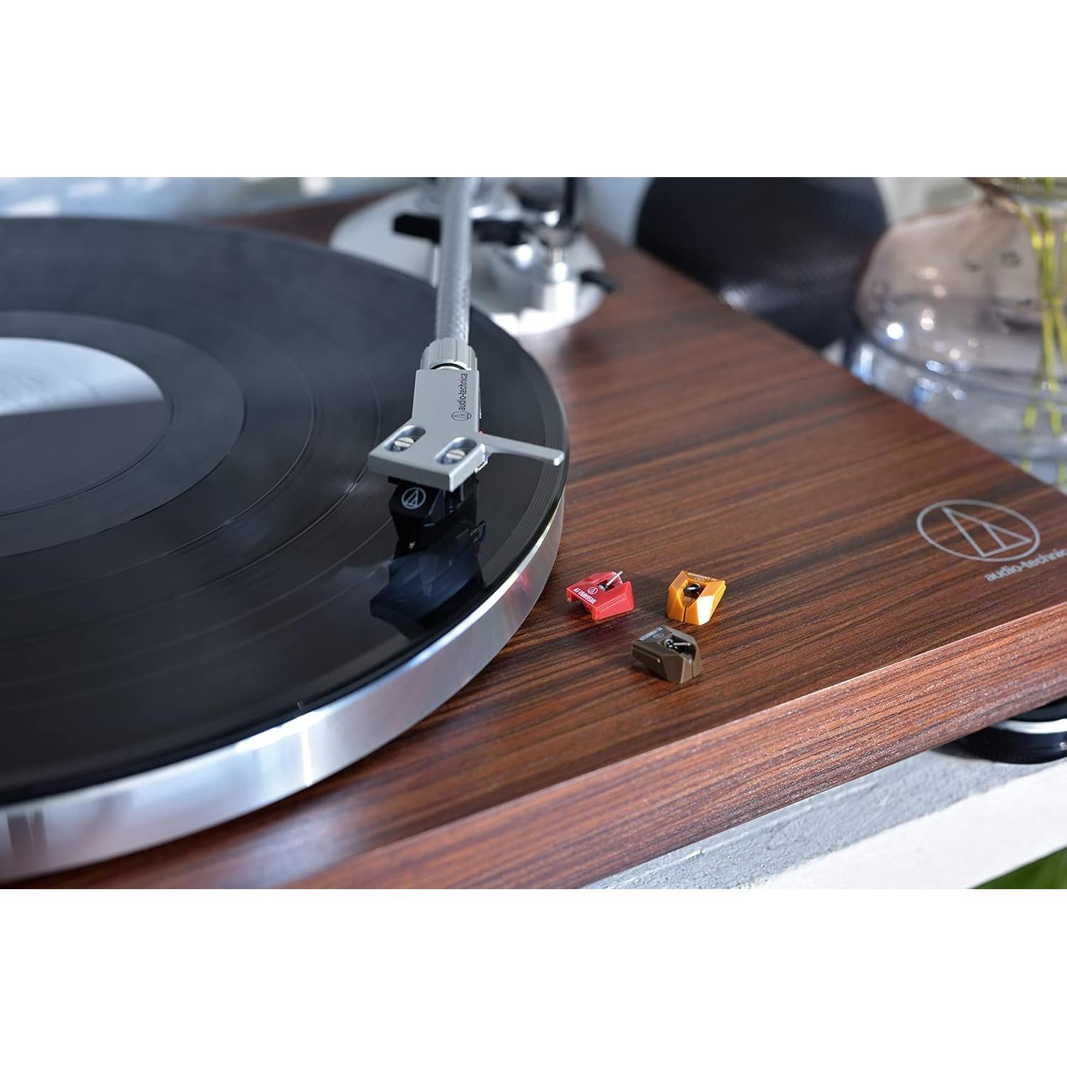 Giradiscos Manual de Correa Audio-Technica AT-LPW50BT-RW Bluetooth