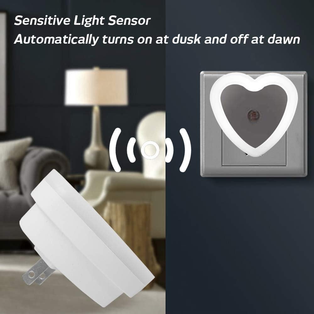 Lámpara Nocturna LED Maxin 0.5W con Sensor Automático - 4 Piezas