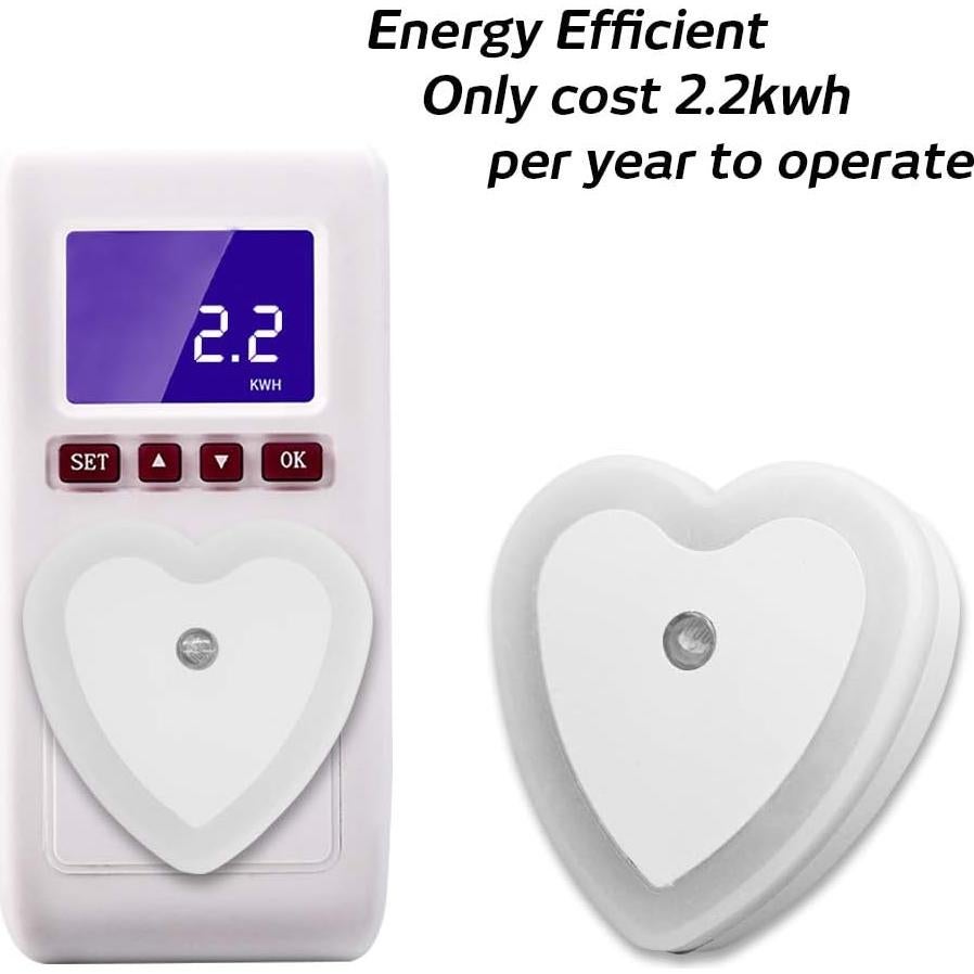 Lámpara Nocturna LED Maxin 0.5W con Sensor Automático - 4 Piezas