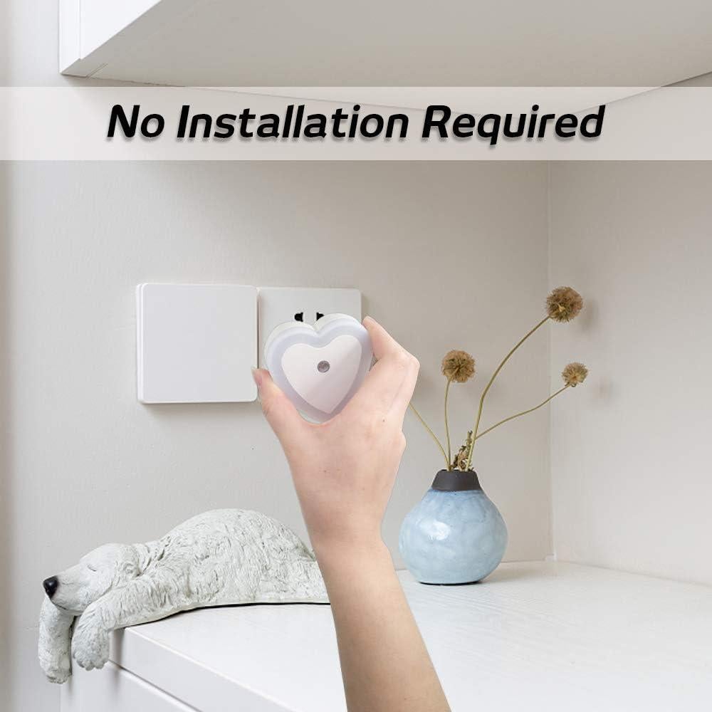 Lámpara Nocturna LED Maxin 0.5W con Sensor Automático - 4 Piezas