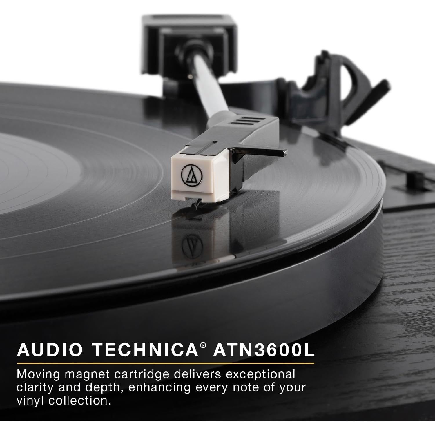 Tocadiscos Bluetooth Victrola Harmony 3 Velocidades Natural