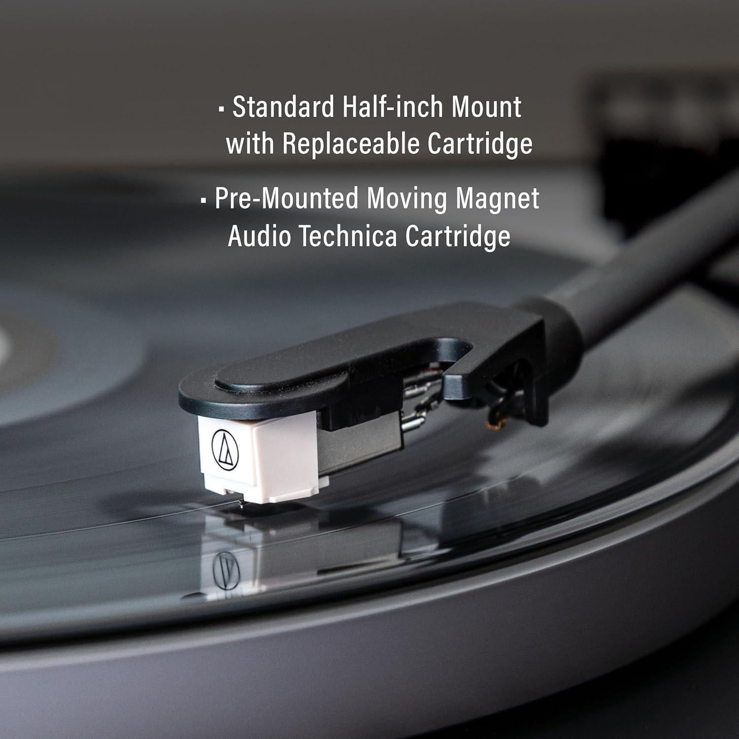 Tocadiscos Bluetooth Automático Crosley C300A-BK 2 Velocidades