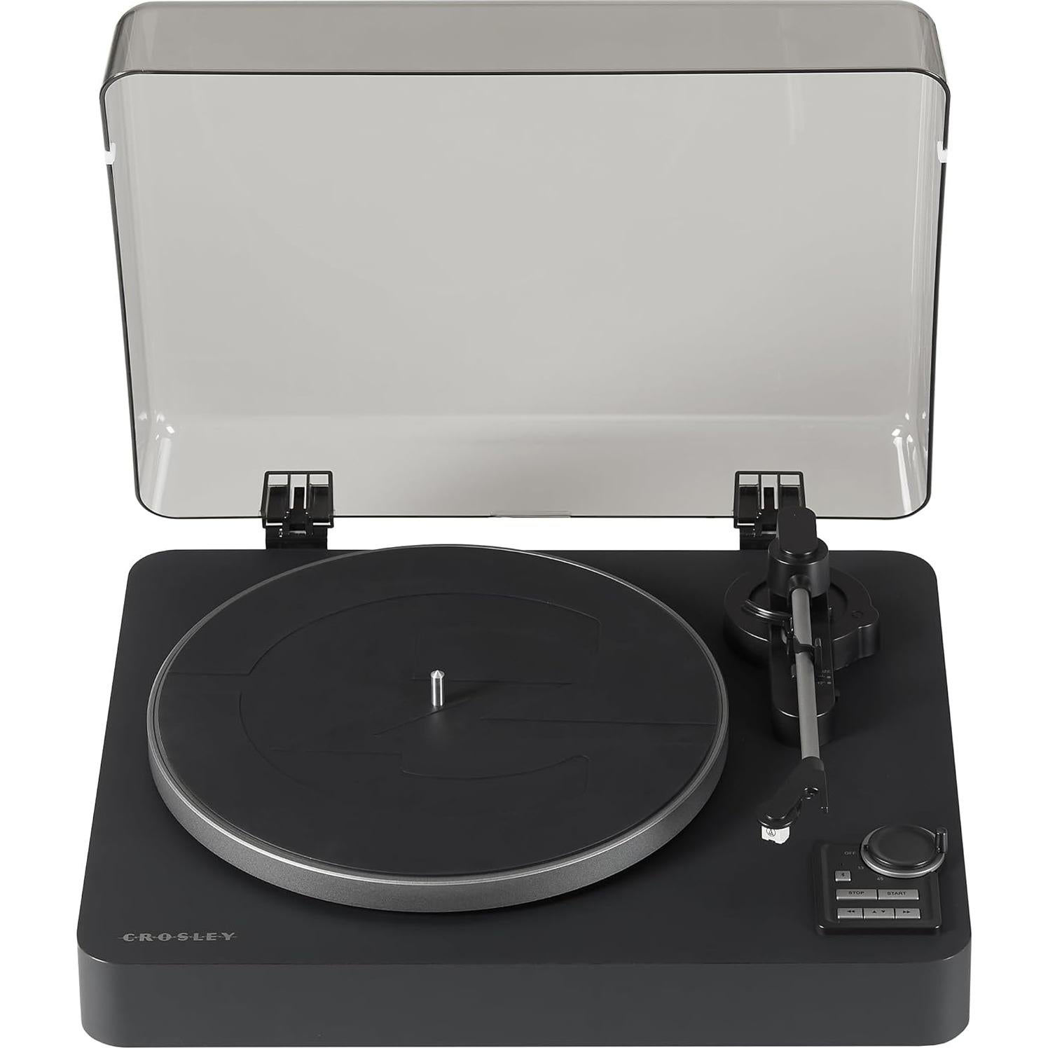 Tocadiscos Bluetooth Automático Crosley C300A-BK 2 Velocidades