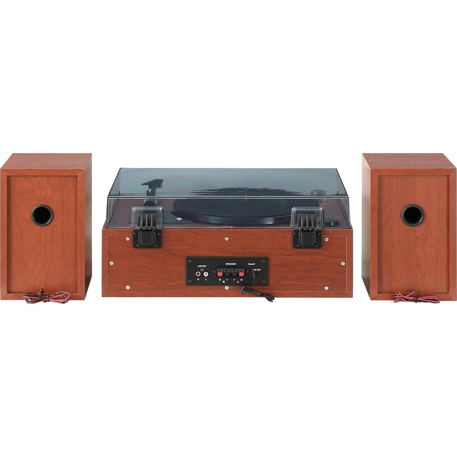 Tocadiscos Crosley 1975T Bluetooth con CD y altavoces 12.14 kg