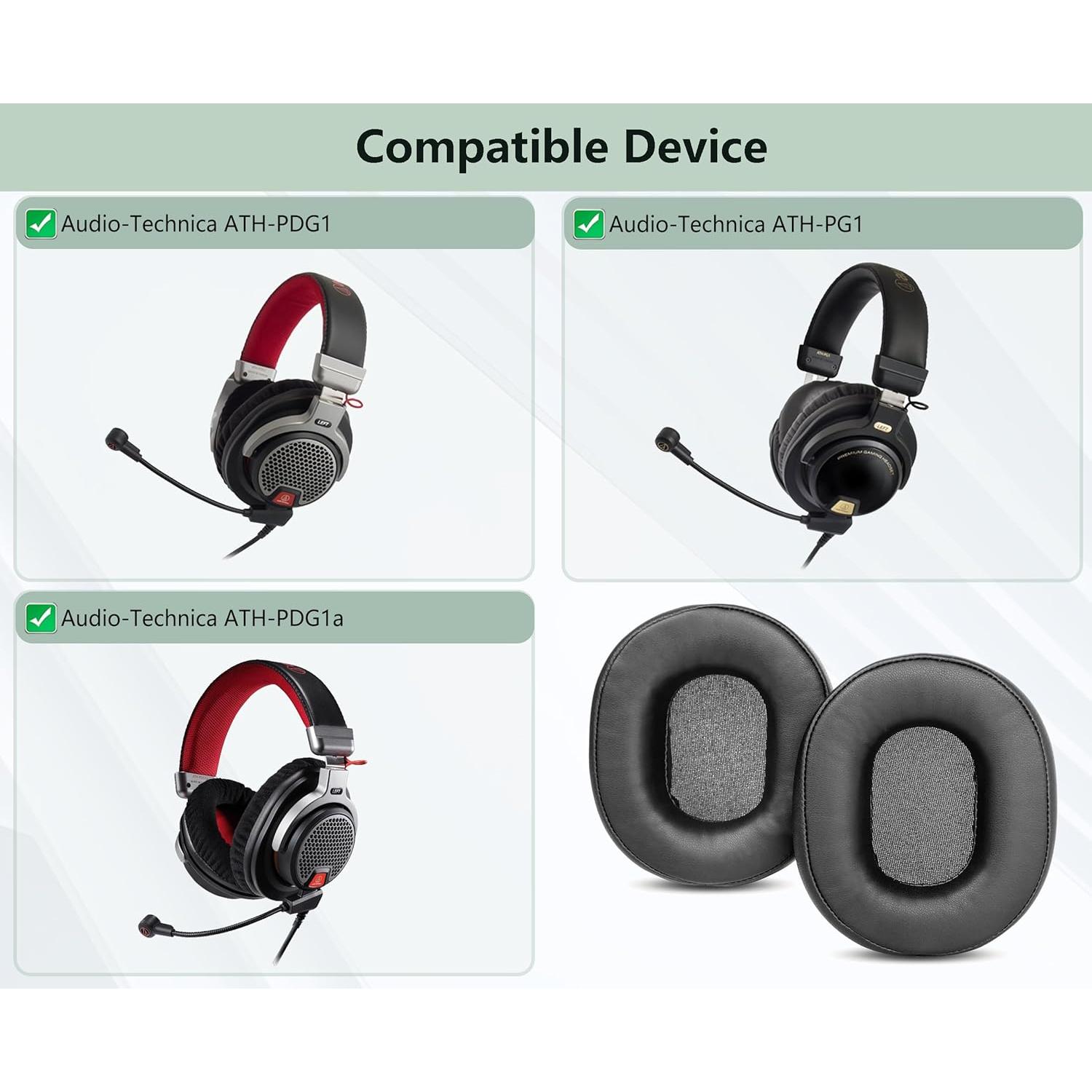 Almohadillas de Reemplazo para Auriculares Gaming Audio-Technica ATH-PDG1