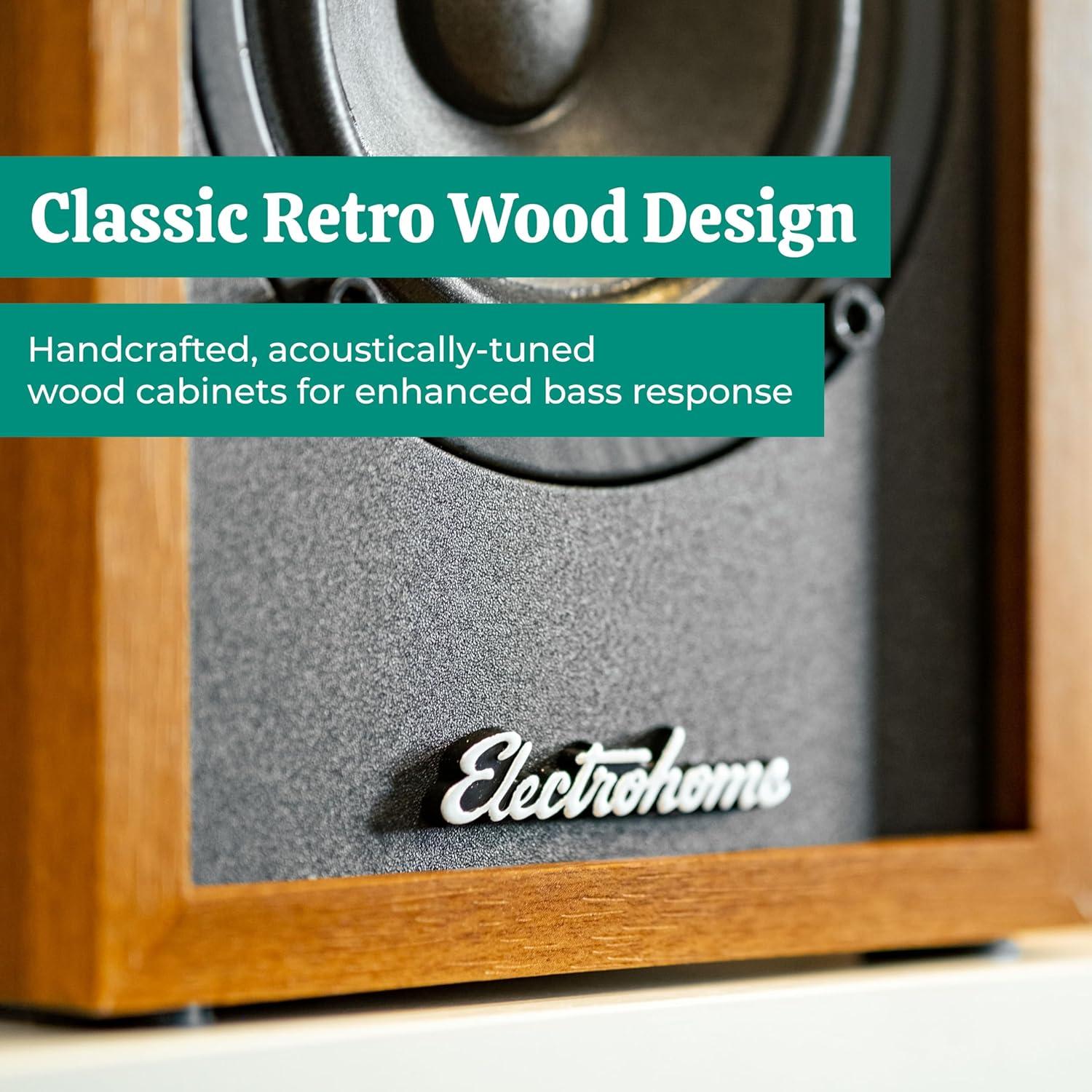 Reproductor de Vinilo Inalámbrico Electrohome Montrose 33/45 RPM