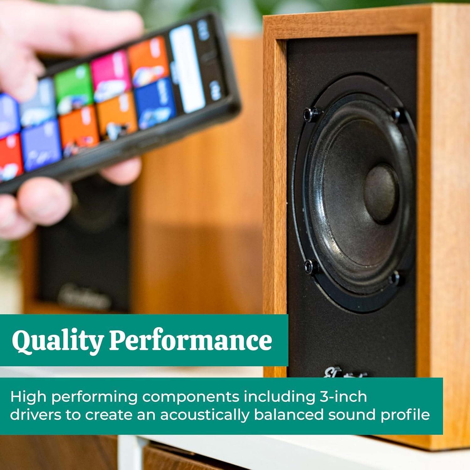 Reproductor de Vinilo Inalámbrico Electrohome Montrose 33/45 RPM