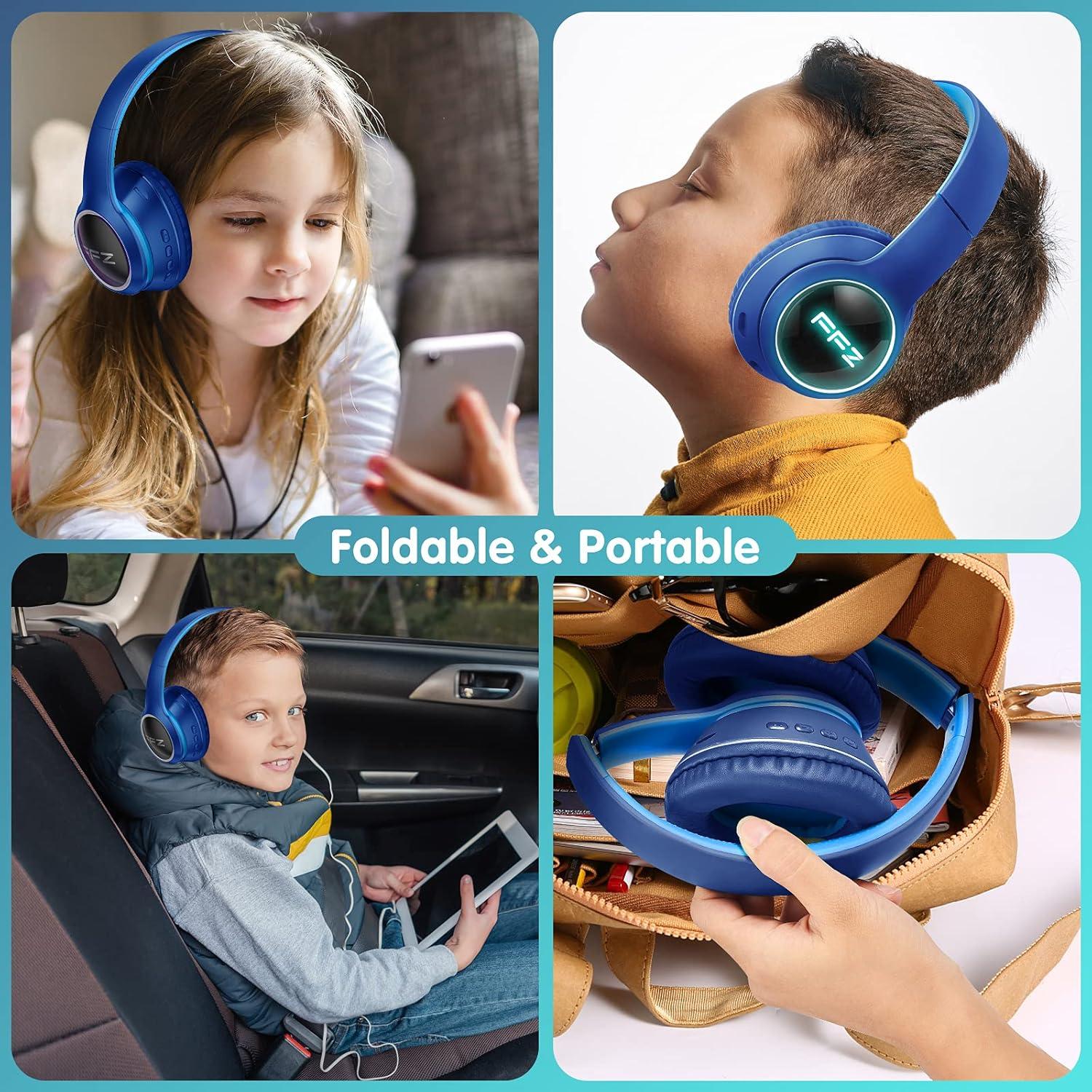 Auriculares Inalámbricos FFZ K21 para Niños Bluetooth 5.0 Azul