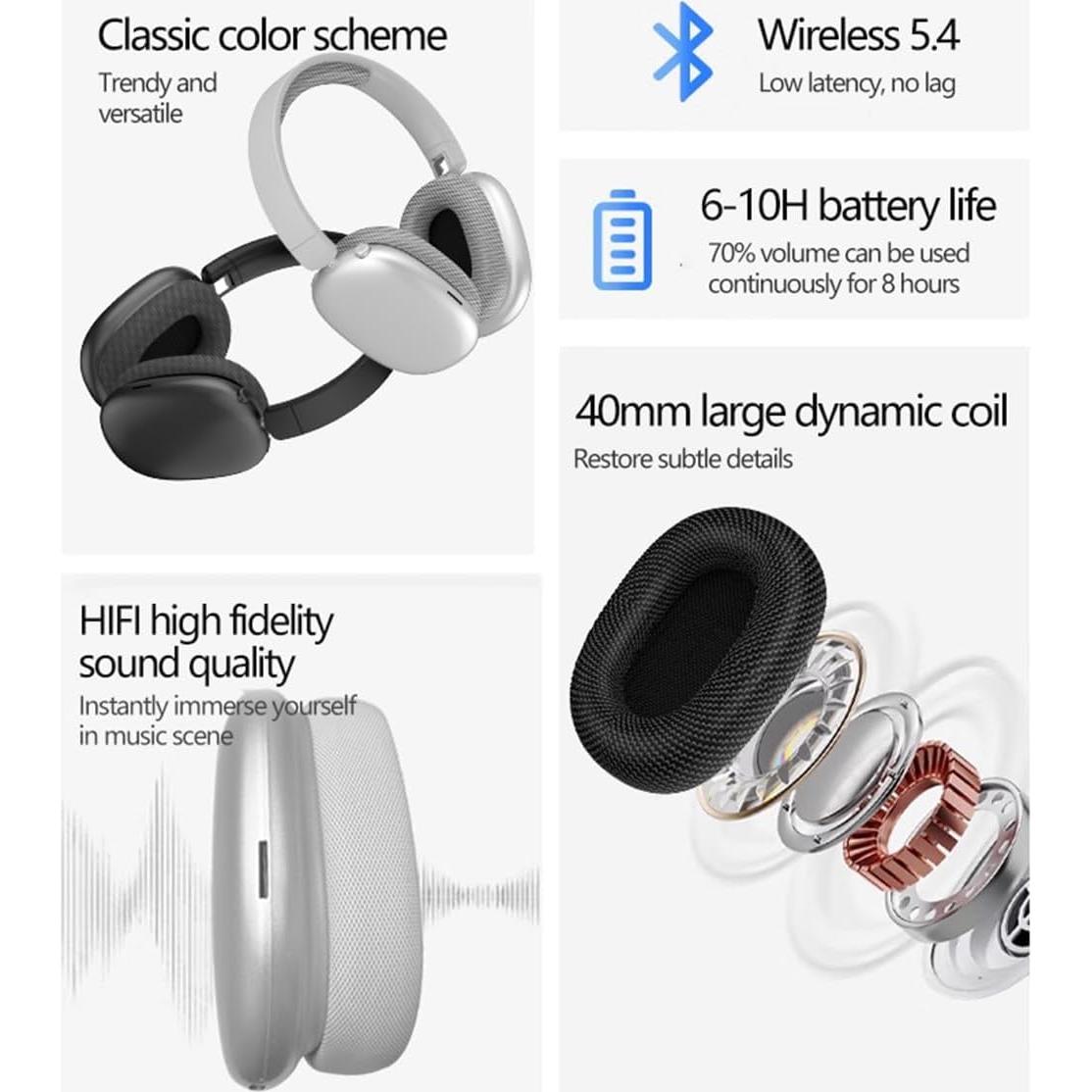 Auriculares Inalámbricos Bluetooth 5.4 MAX - 36H Reproducción