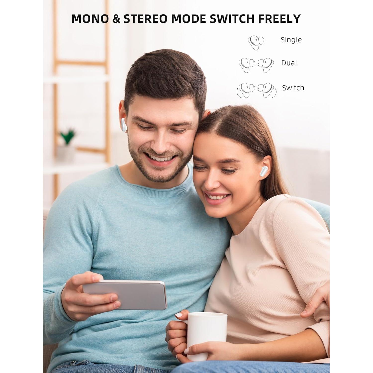 Auriculares Inalámbricos ACAGET TWS A20 Bluetooth 5.4 HiFi