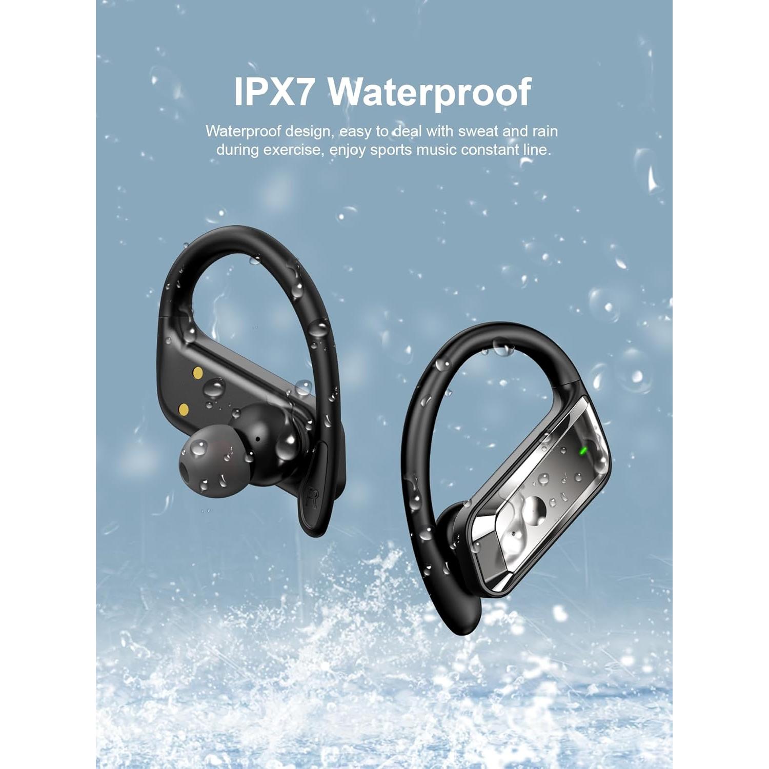 Auriculares Inalámbricos Hulaed Q68 Bluetooth 5.4 53H Negro