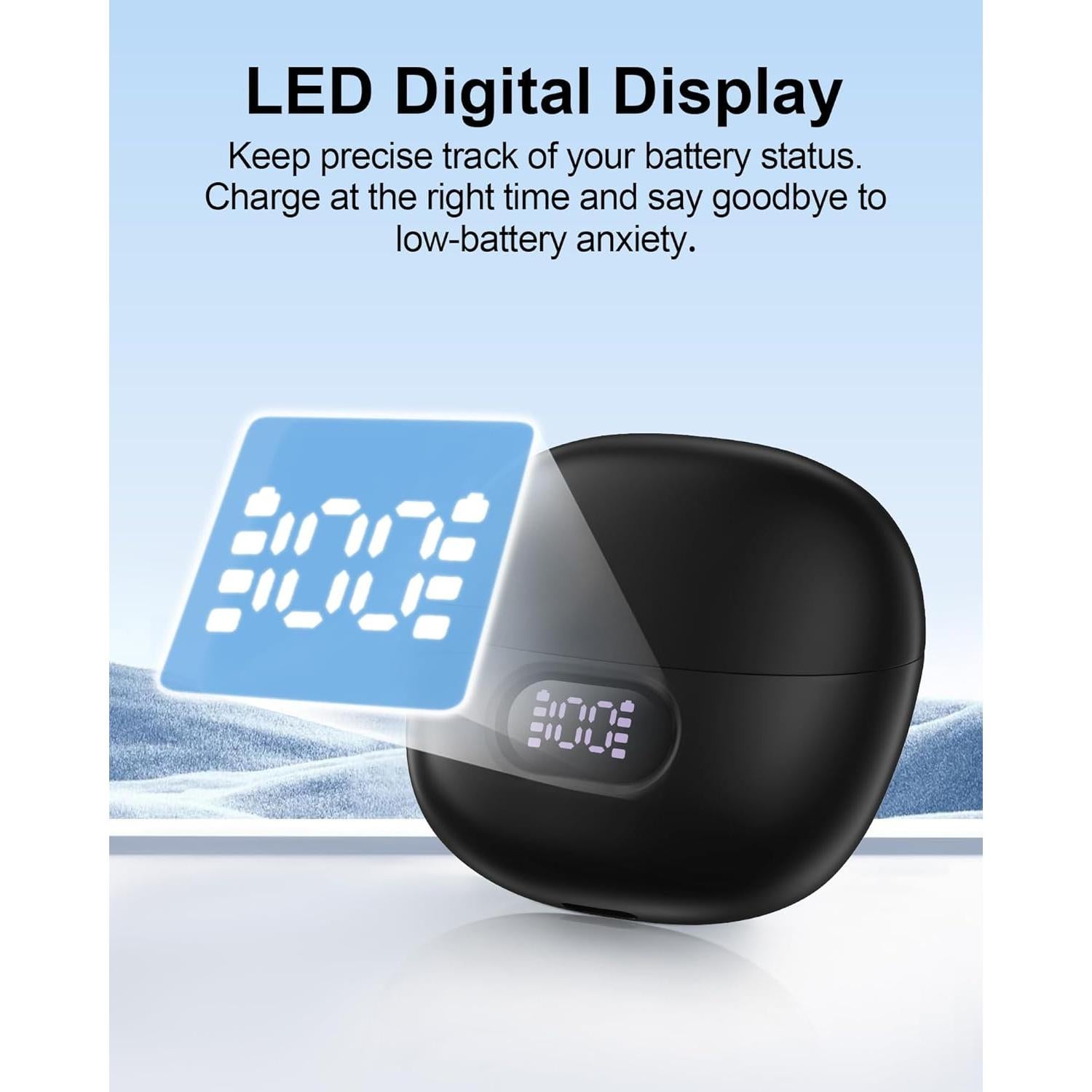 Auriculares Inalámbricos Bluetooth 5.3 S53 con Graves Profundos