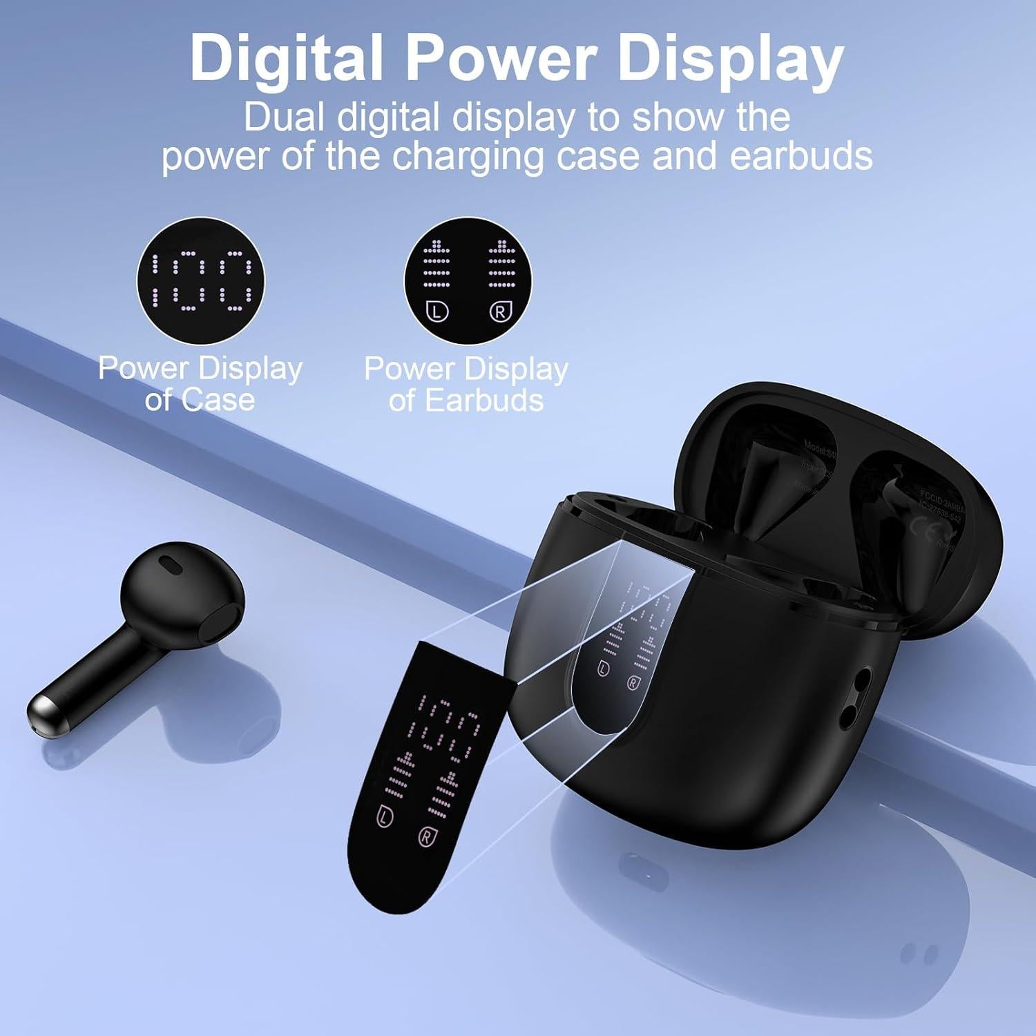 Auriculares Inalámbricos Bluetooth S49 IPX7 con Micrófono