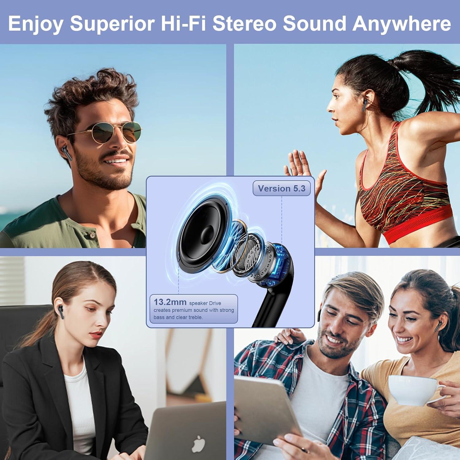 Auriculares Inalámbricos Bluetooth Samsung S42 IPX7 48H Carga Rápida