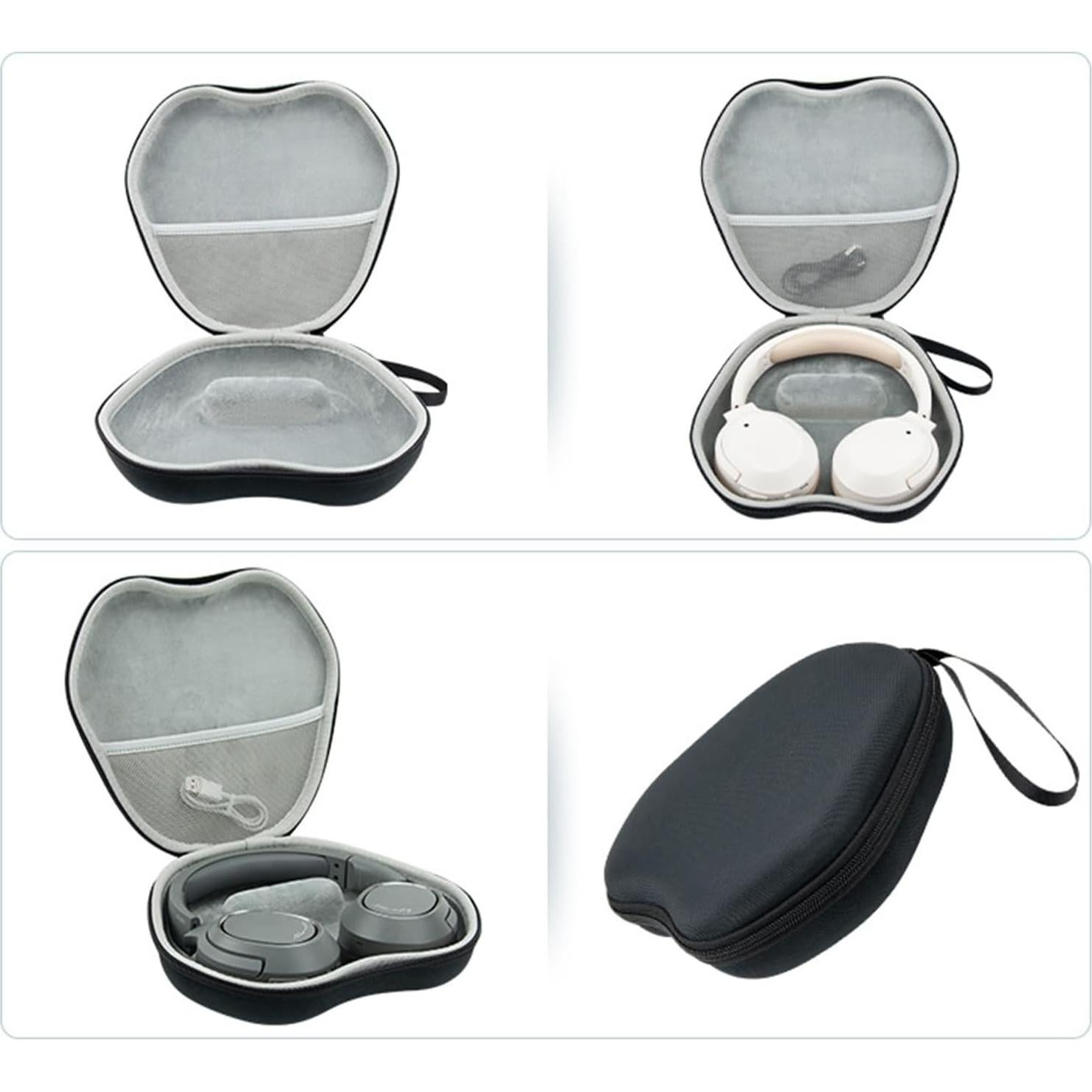 Funda de Viaje para Auriculares Edifier W820NB Bluetooth Negra