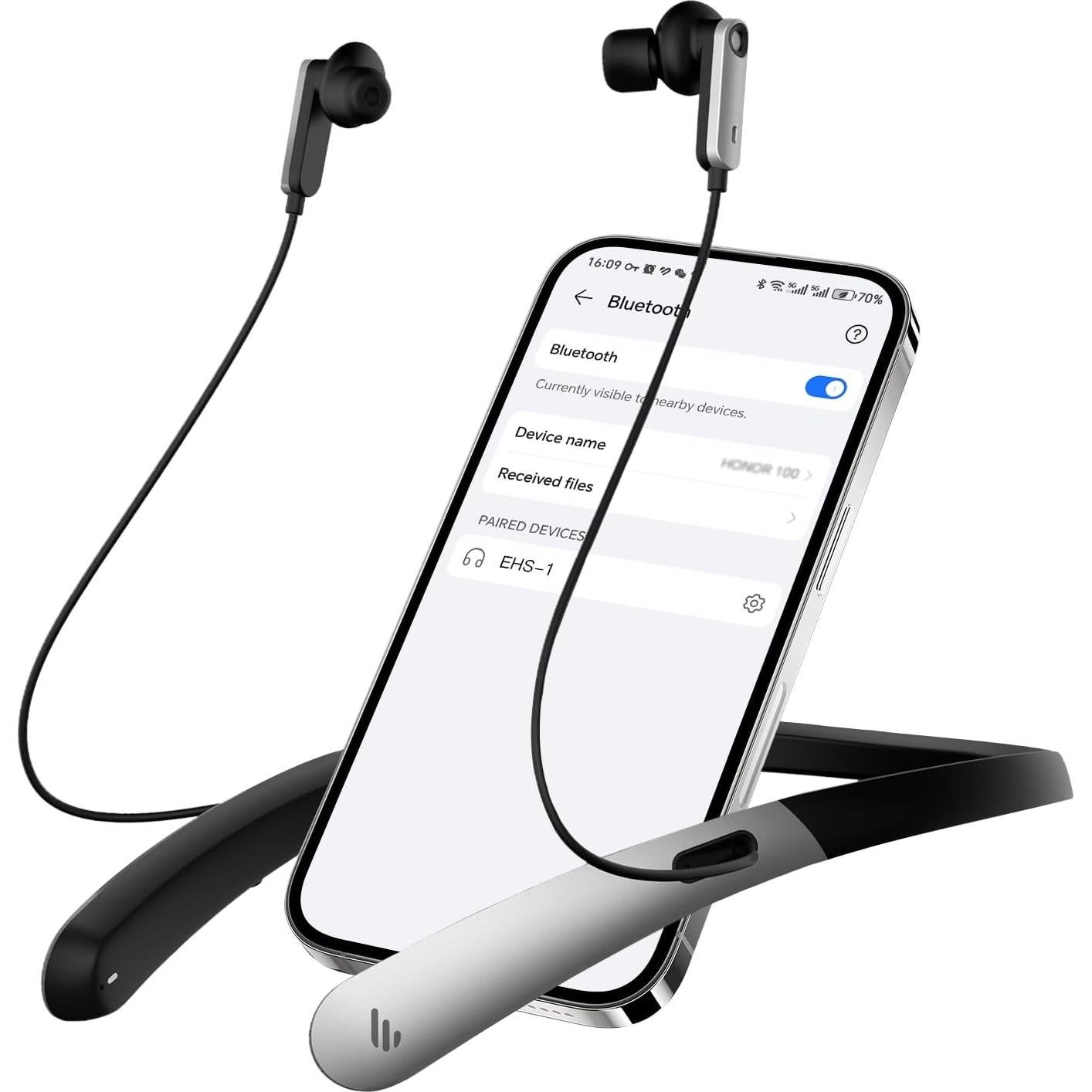 Audífonos Auditivos Recargables Edifier con Bluetooth y Cancelación de Ruido