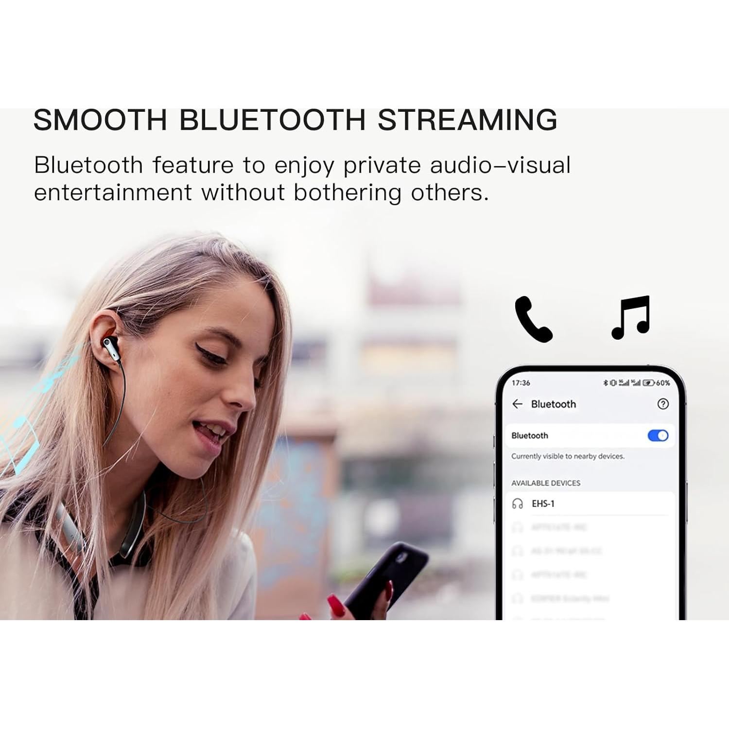 Audífonos Auditivos Recargables Edifier con Bluetooth y Cancelación de Ruido
