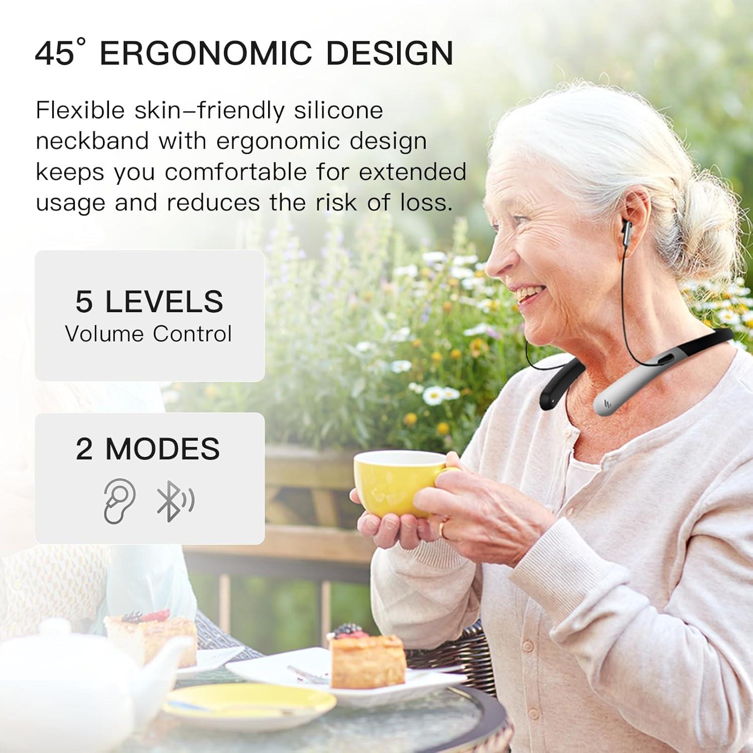 Audífonos Auditivos Recargables Edifier con Bluetooth y Cancelación de Ruido