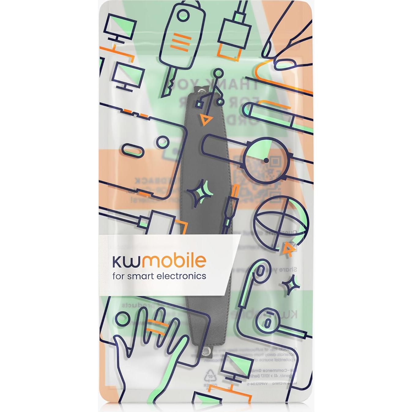 Almohadilla de Cabeza kwmobile para AKG K52 K72 K92 K240 - Cuero PU Negro