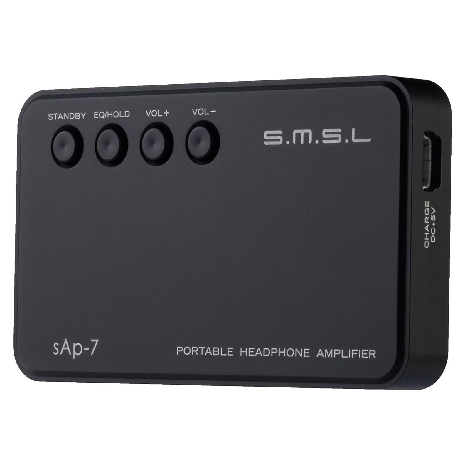 Amplificador de Auriculares Portátil SMSL SAP-7 USB Negro