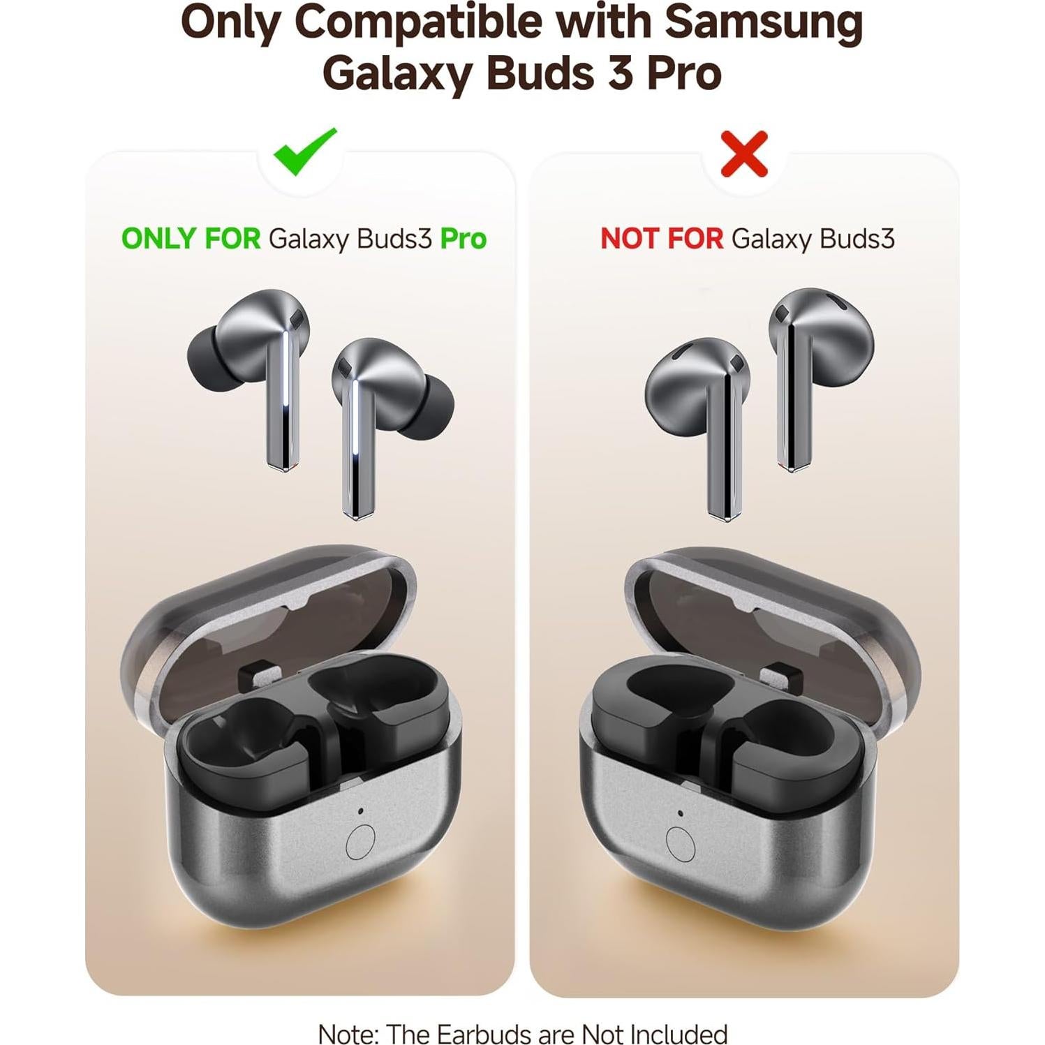 Estuche de Carga Inalámbrico para Galaxy Buds 3 Pro - 450mAh