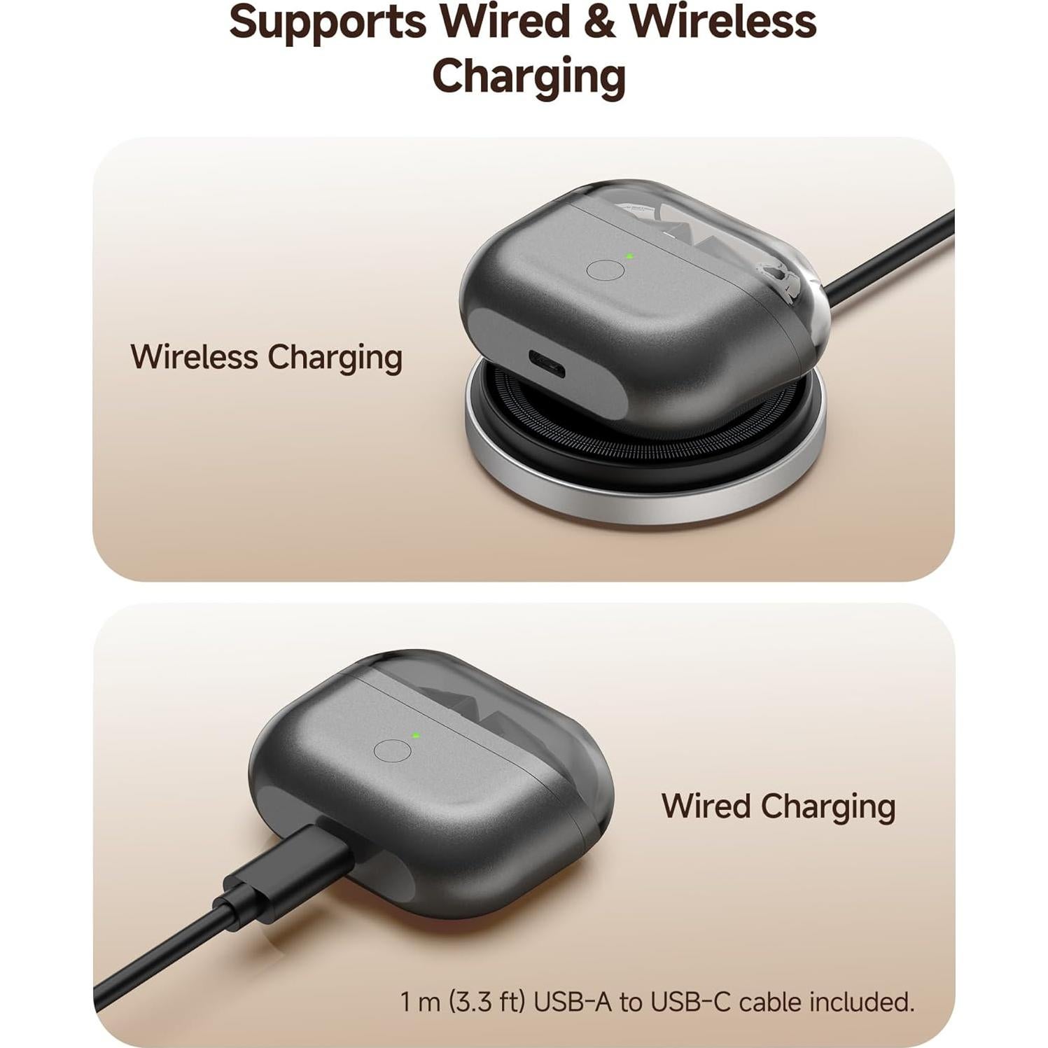 Estuche de Carga Inalámbrico para Galaxy Buds 3 Pro - 450mAh