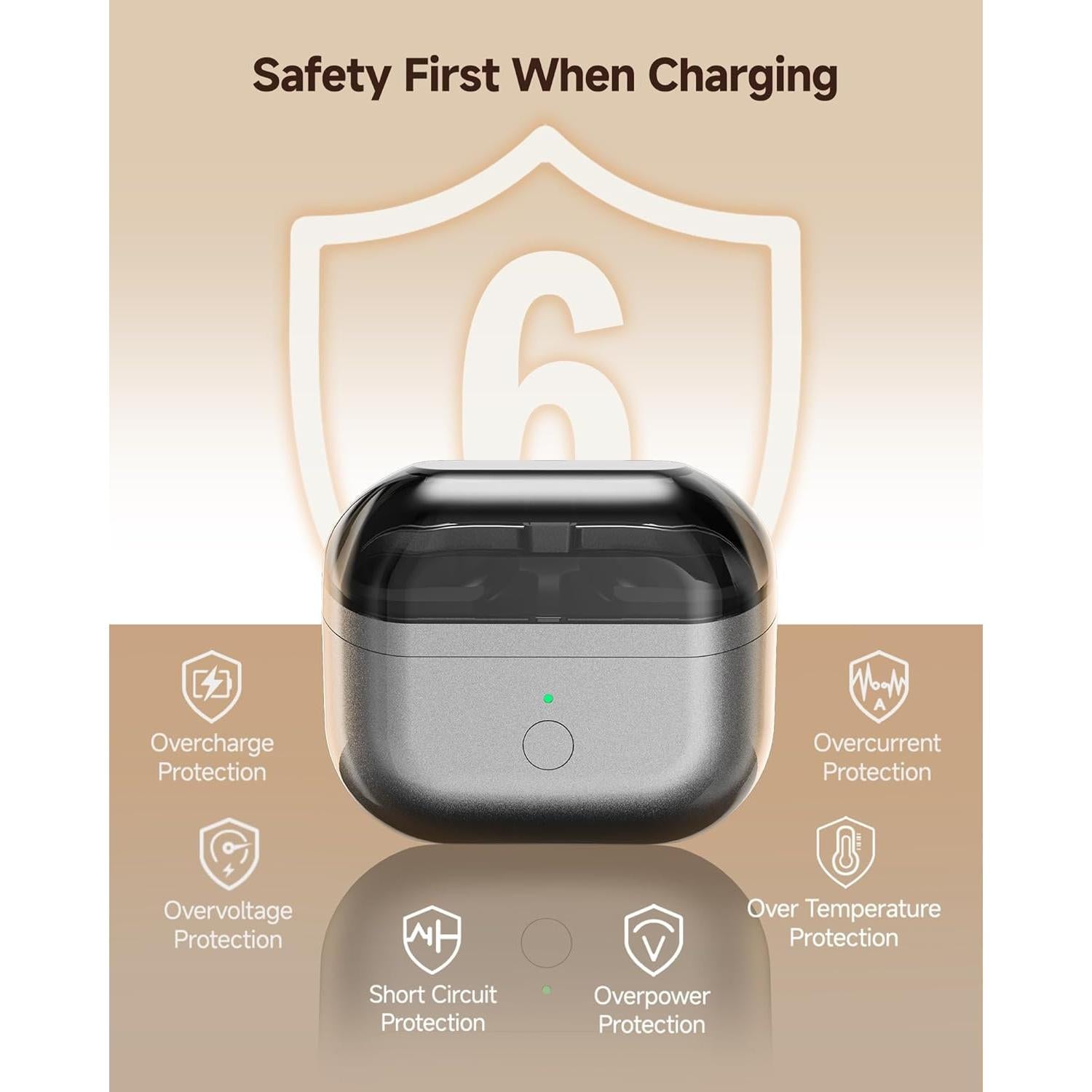 Estuche de Carga Inalámbrico para Galaxy Buds 3 Pro - 450mAh