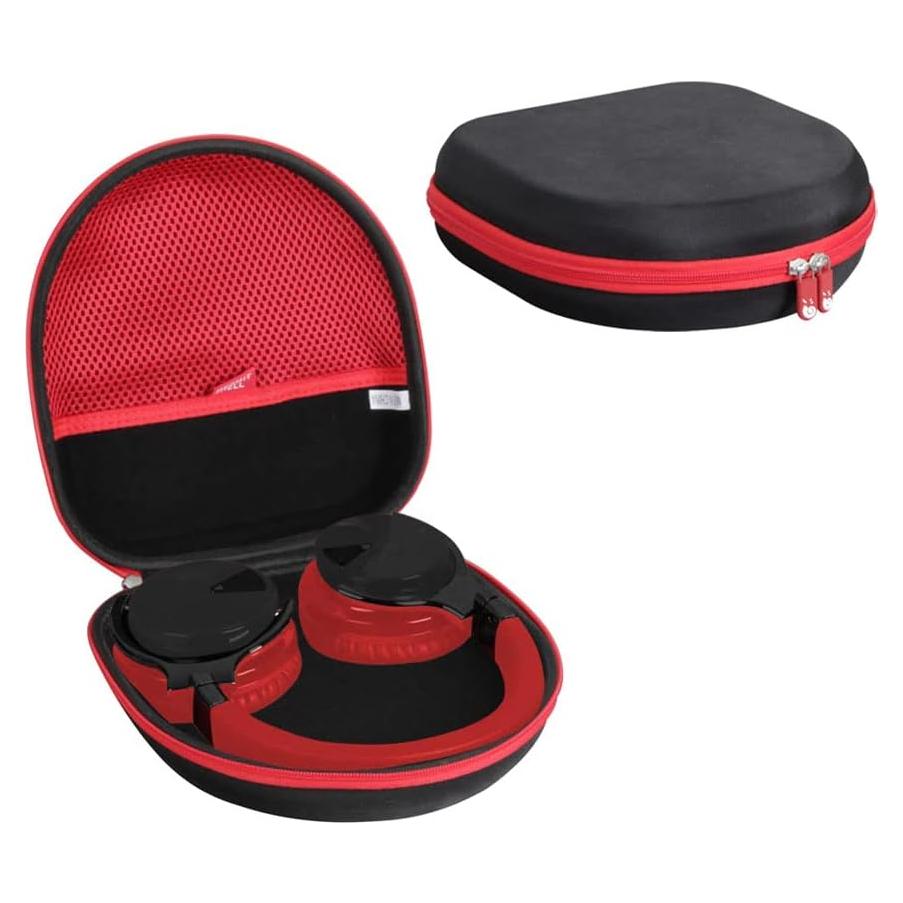 Funda Dura Hermitshell para Auriculares Bluetooth E7 - Negro/Rojo