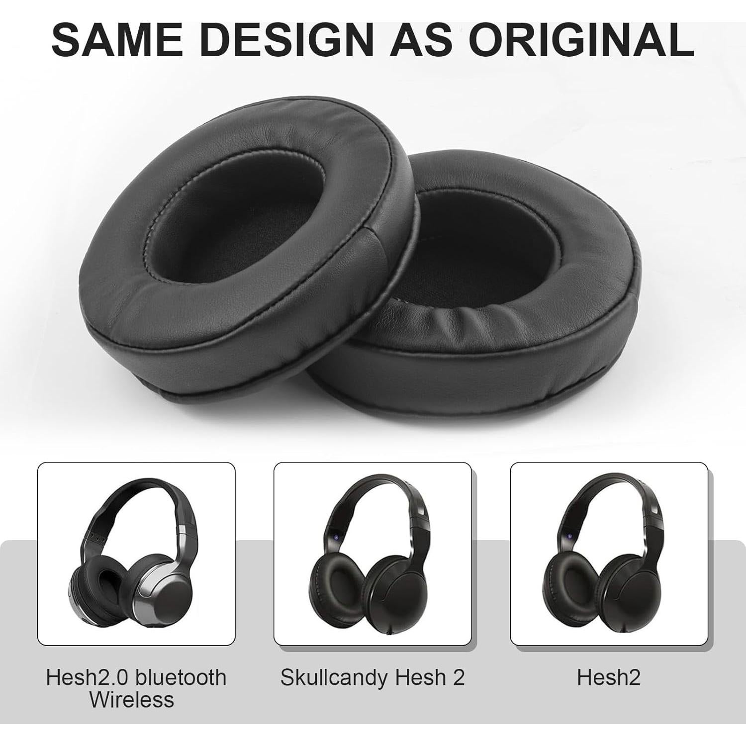 Almohadillas de Repuesto Skullcandy Hesh 2 HESH 2.0 - Negro