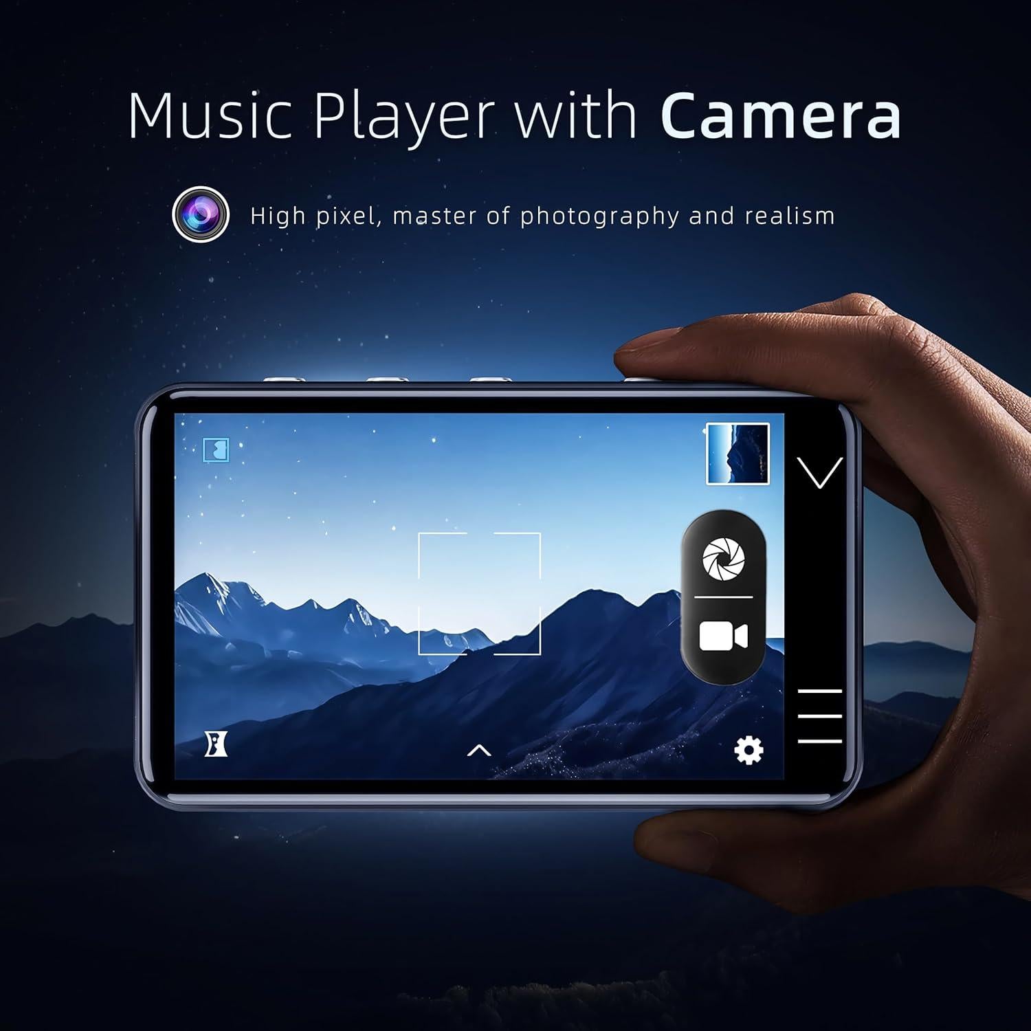 Reproductor MP3 HIFI WALKER G7 80GB Bluetooth WiFi Pantalla 4"