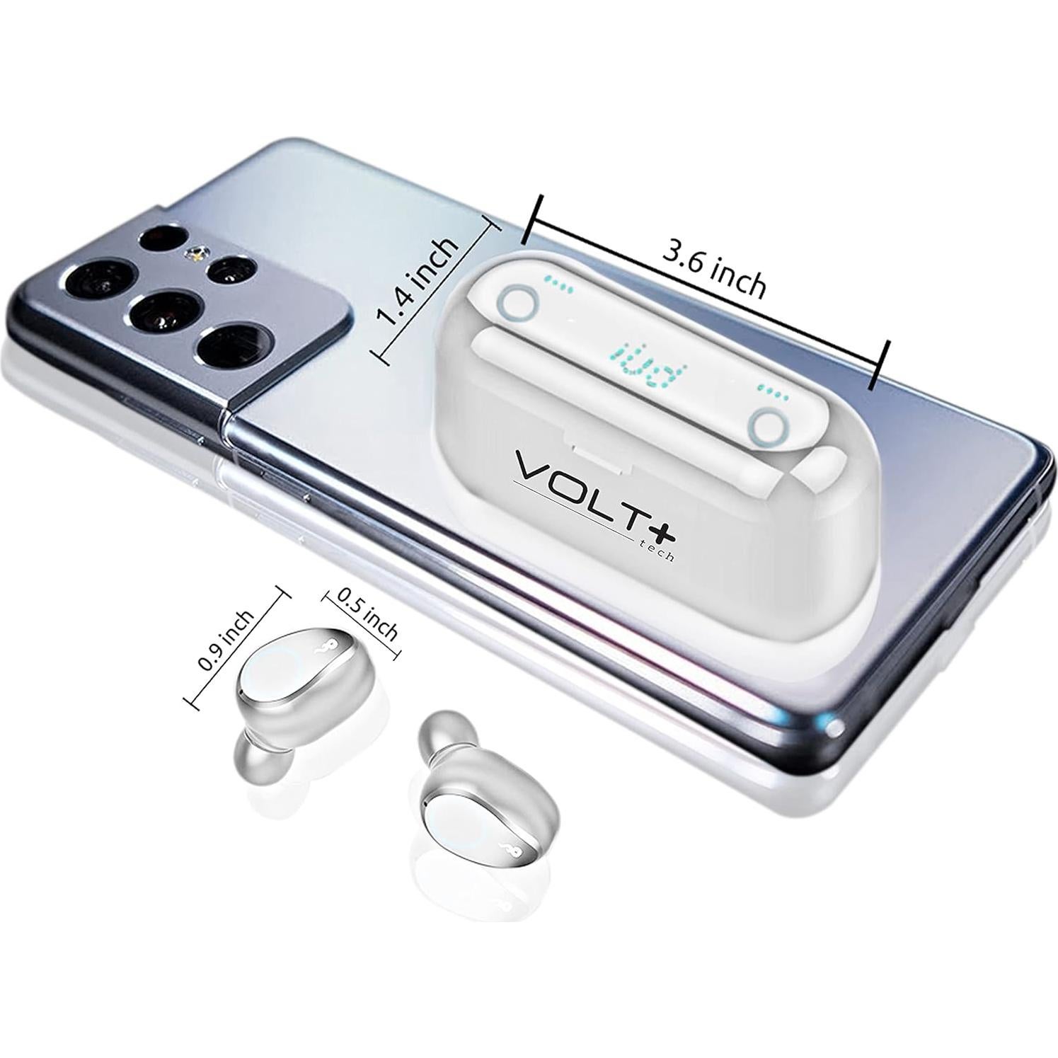 Auriculares Inalámbricos Bluetooth 5.3 Volt Plus F9 IPX4 8D