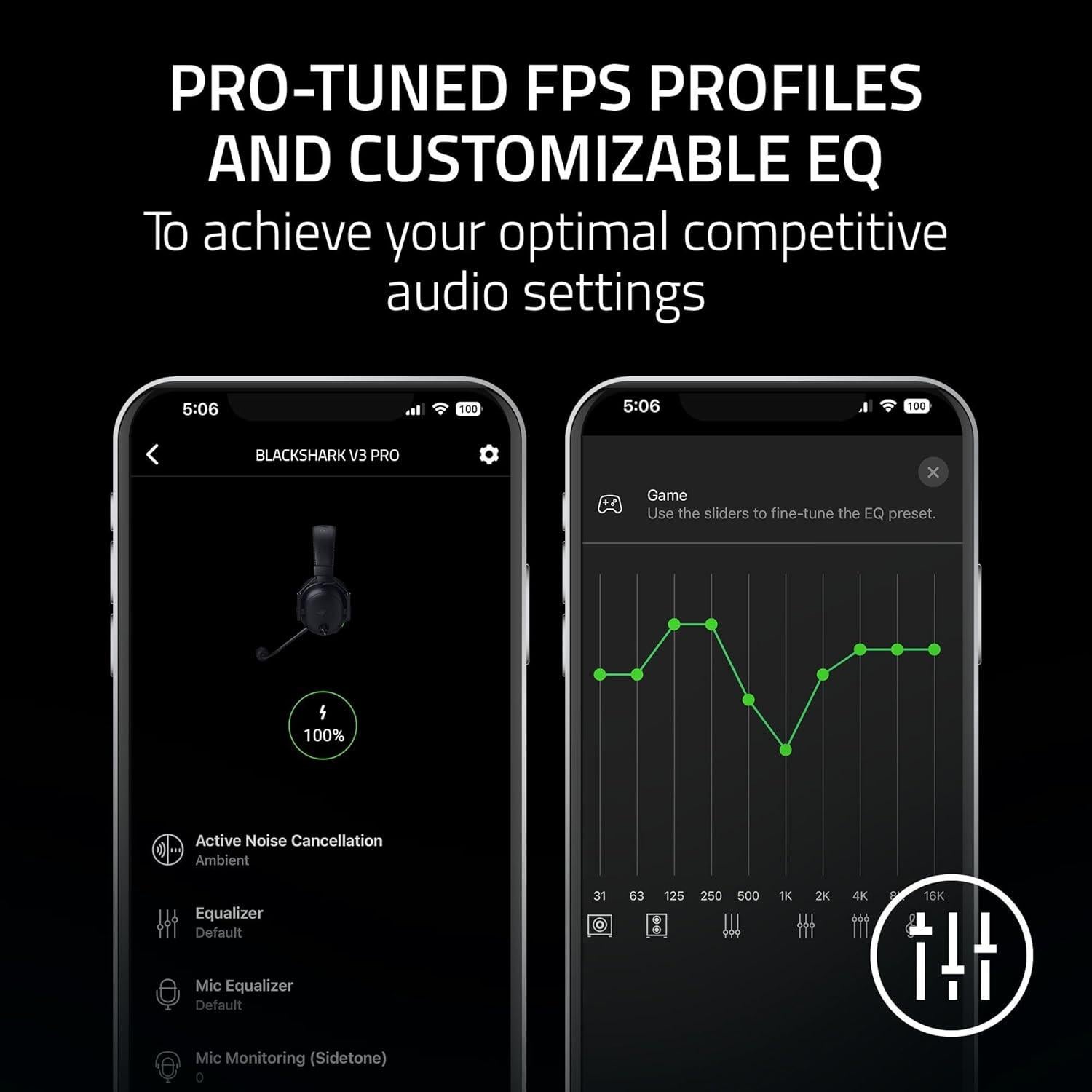 Auriculares Gaming Razer BlackShark V3 Pro Inalámbricos ANC