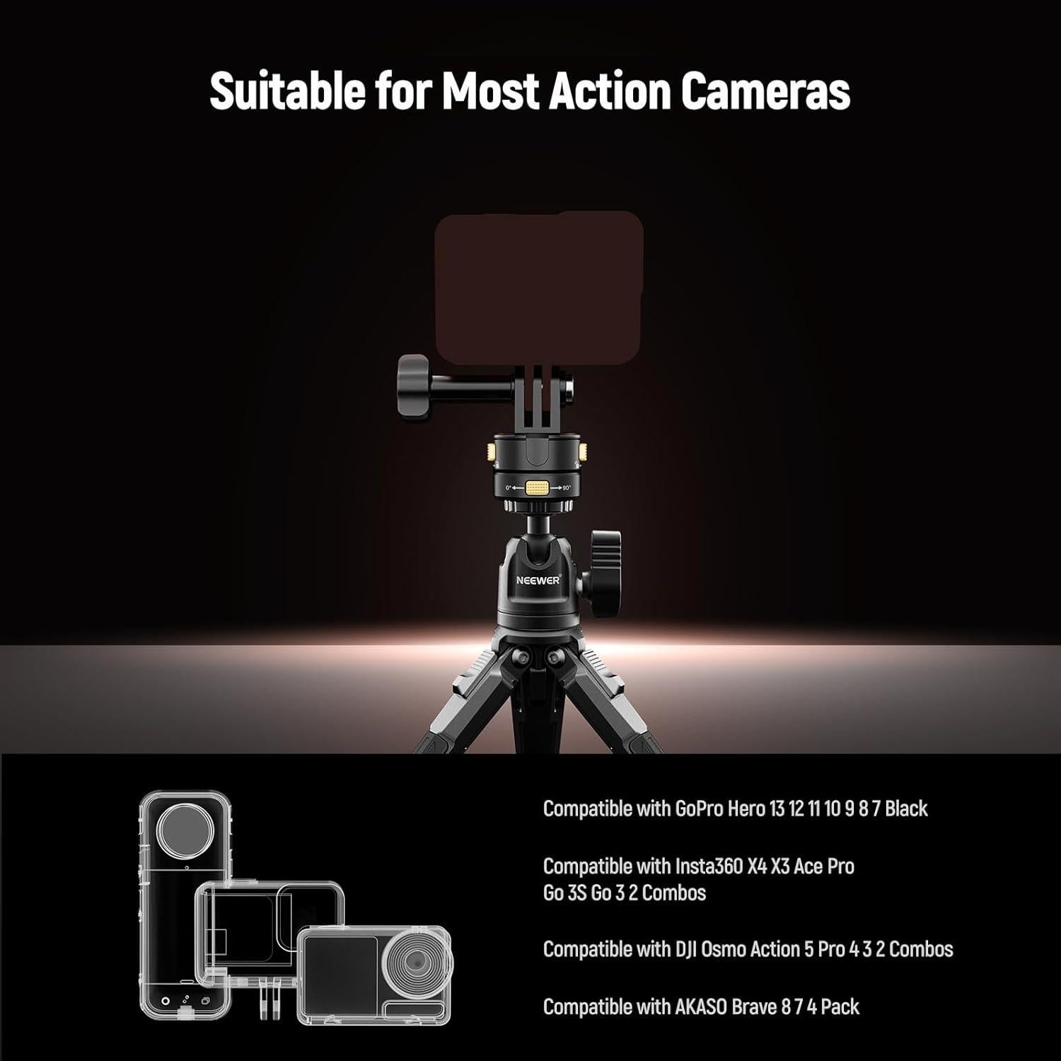 Kit de Montaje para Cámara de Acción NEEWER GP-23 6 en 1